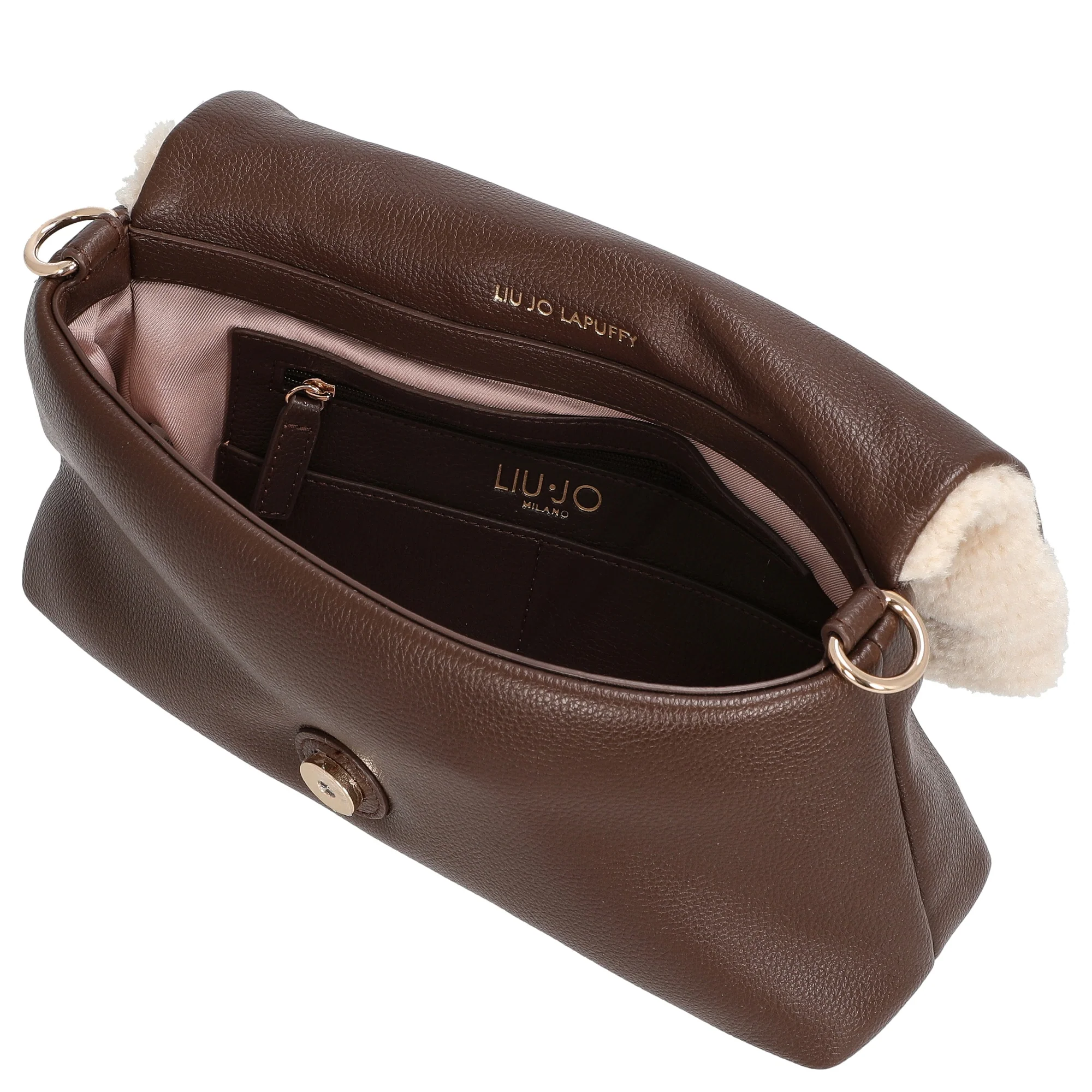 Liu Jo Lapuffy East/West - Umhängetasche M 28 cm (moro light) - Image 6