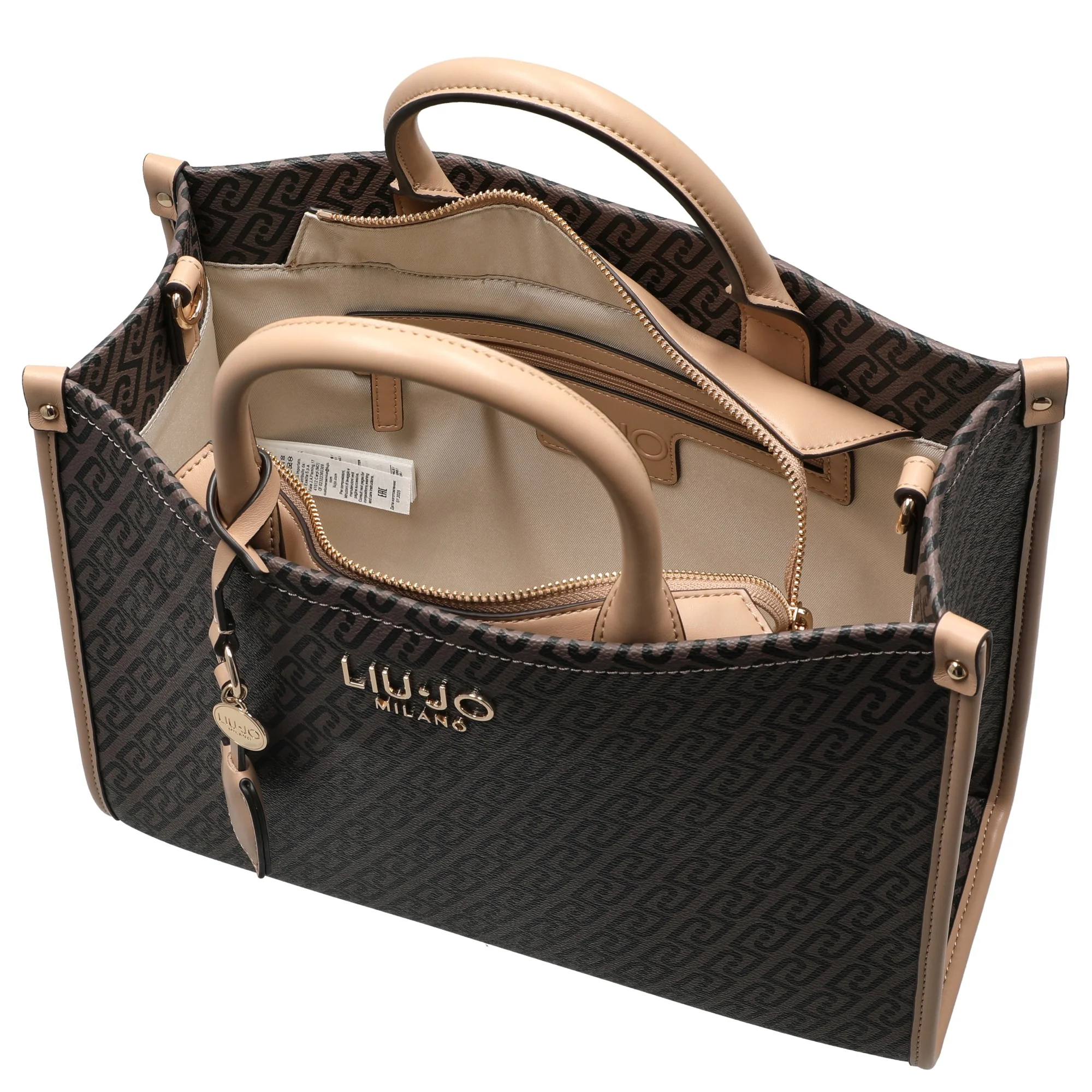 Liu Jo Ridhi - Henkeltasche 34 cm (testa moro/dk.cipra) - Image 6
