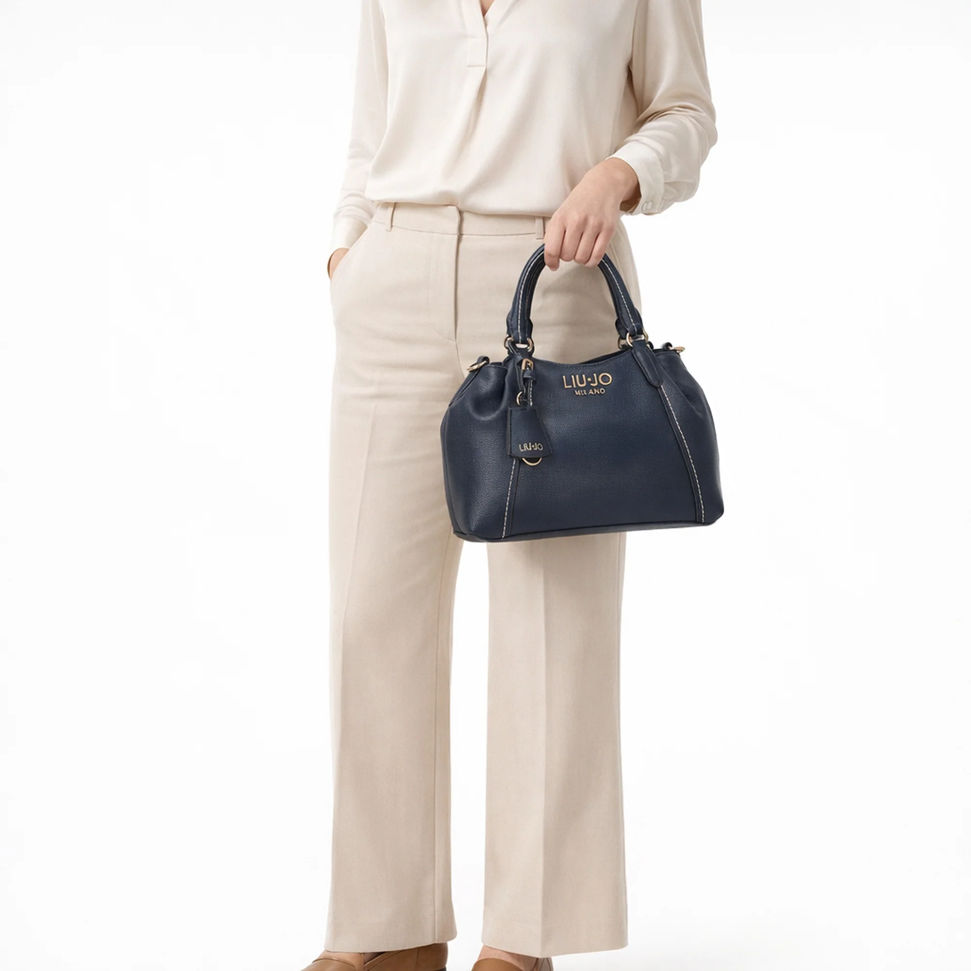 Liu Jo Trepida - Henkeltasche S 26 cm (dress blue) - Image 7
