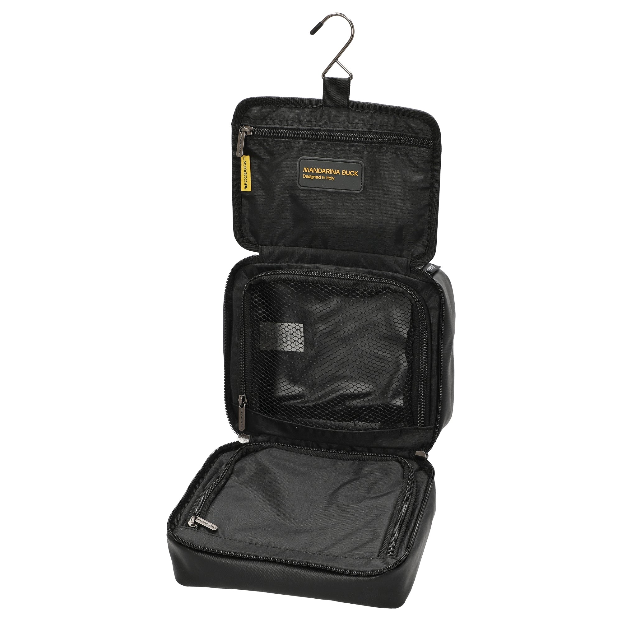 Mandarina Duck Eco Coated - Kulturbeutel 21.5 cm (schwarz) - Image 6