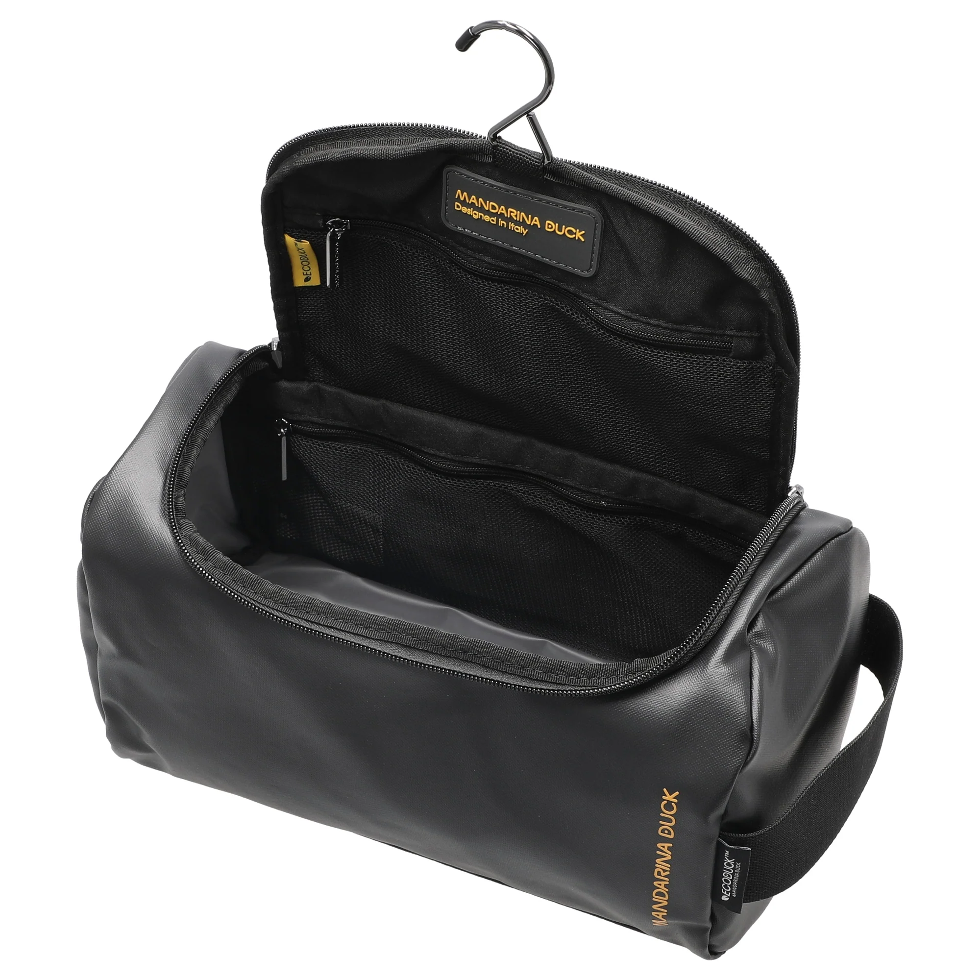 Mandarina Duck Eco Coated - Kulturbeutel (black) - Image 6