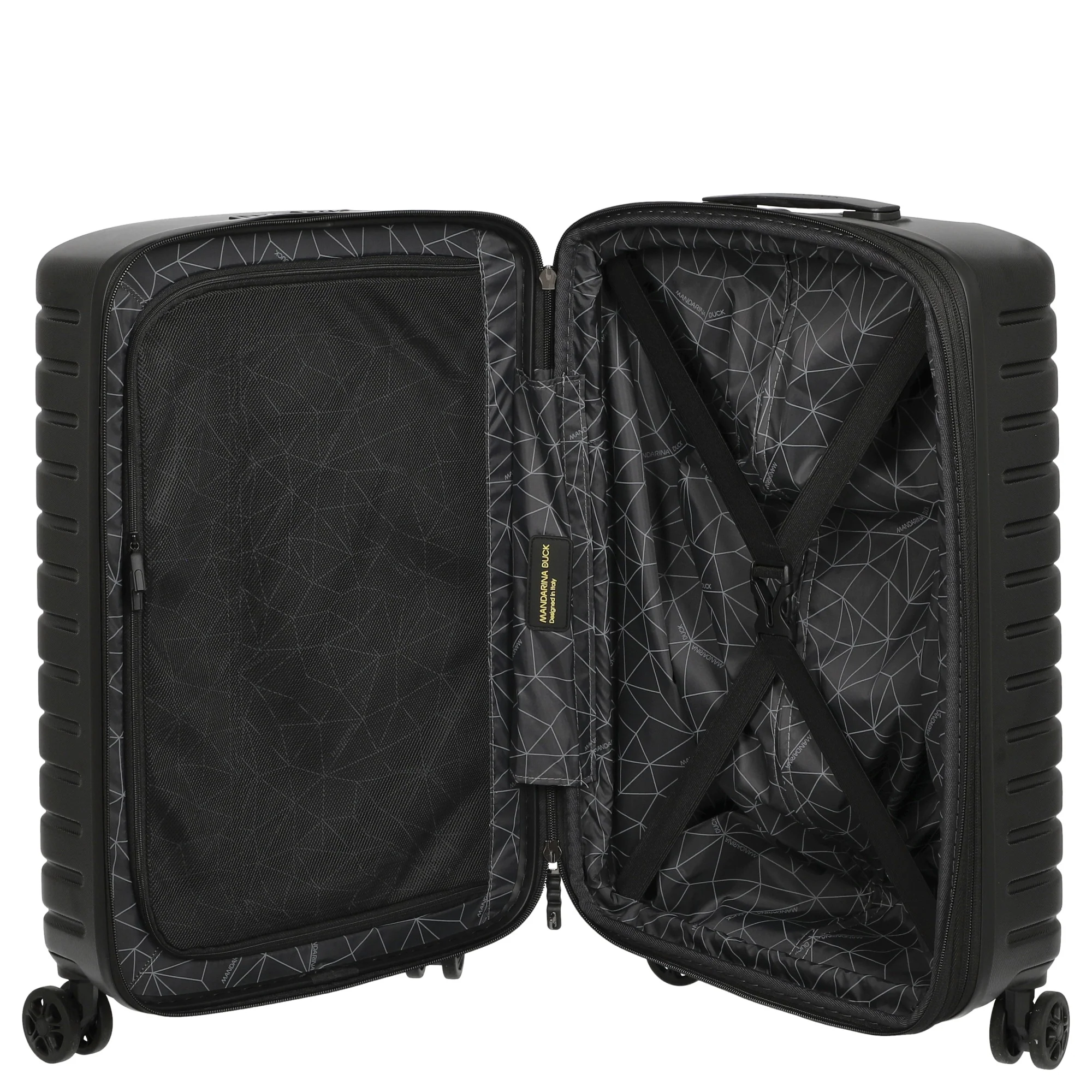 Mandarina Duck Flyduck - 4-Rollen-Kabinentrolley 55 cm erw. (black) - Image 6