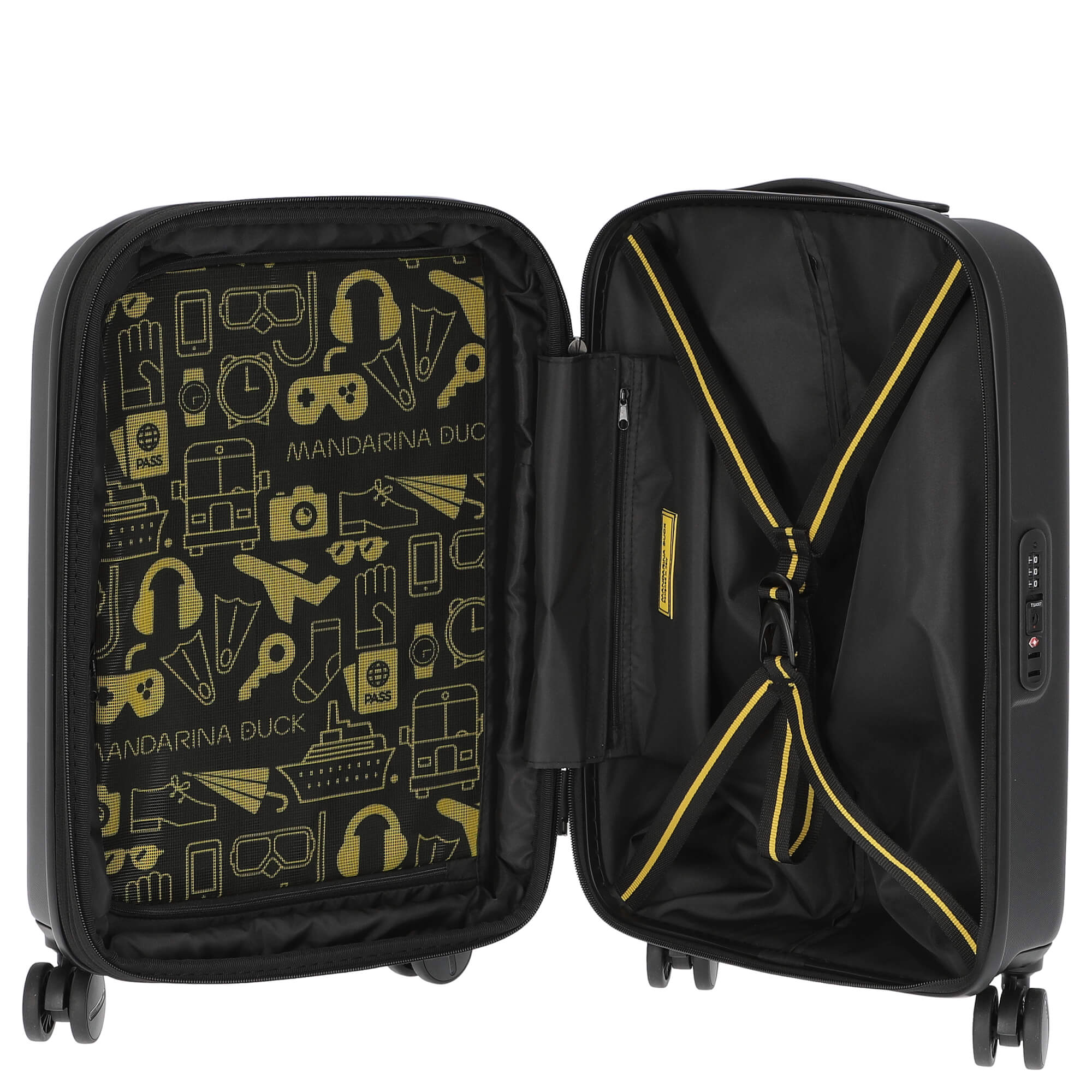 Mandarina Duck Logoduck+ - 4-Rollen-Kabinentrolley 55 cm S erw. (black) - Image 6