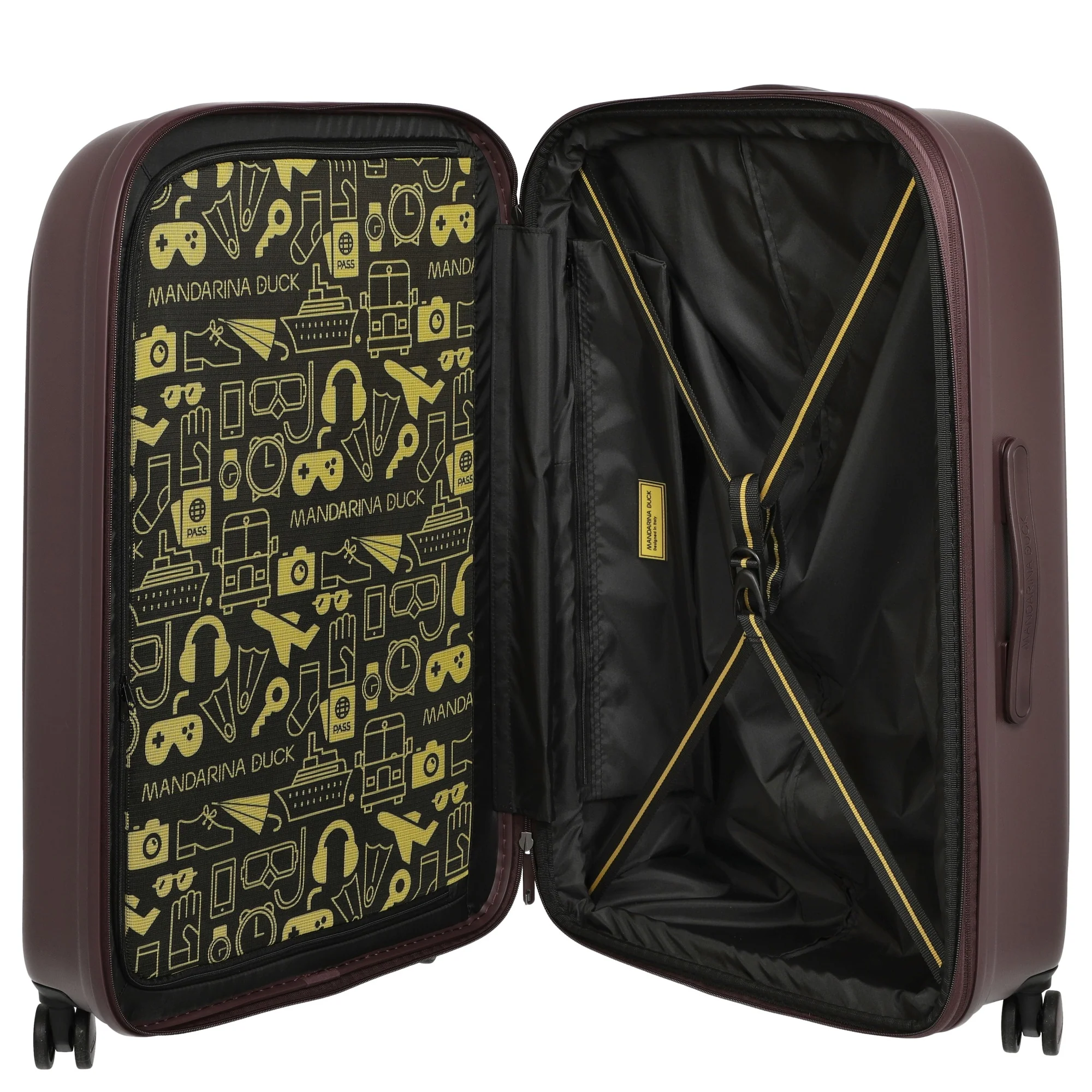 Mandarina Duck Logoduck+ - 4-Rollen-Trolley 74 cm L erw. (choco ice) - Image 6