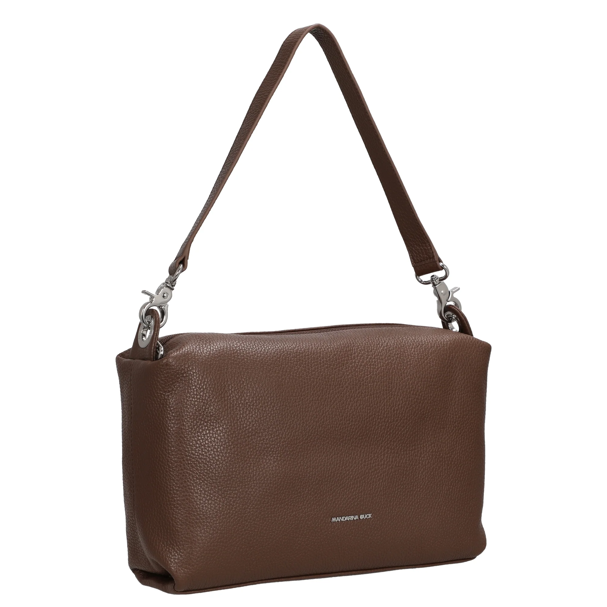 Mandarina Duck Mellow Leather Hobo - Schultertasche 30 cm (milk chocolate) - Image 5