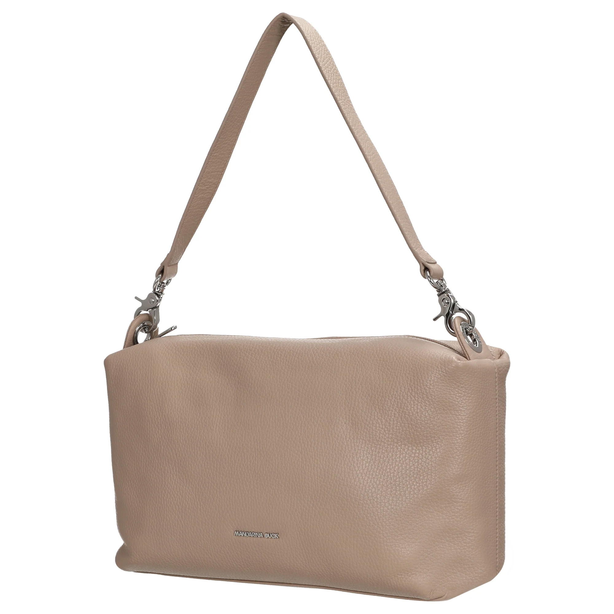 Mandarina Duck Mellow Leather Hobo - Schultertasche 30 cm (warm taupe) - Image 2