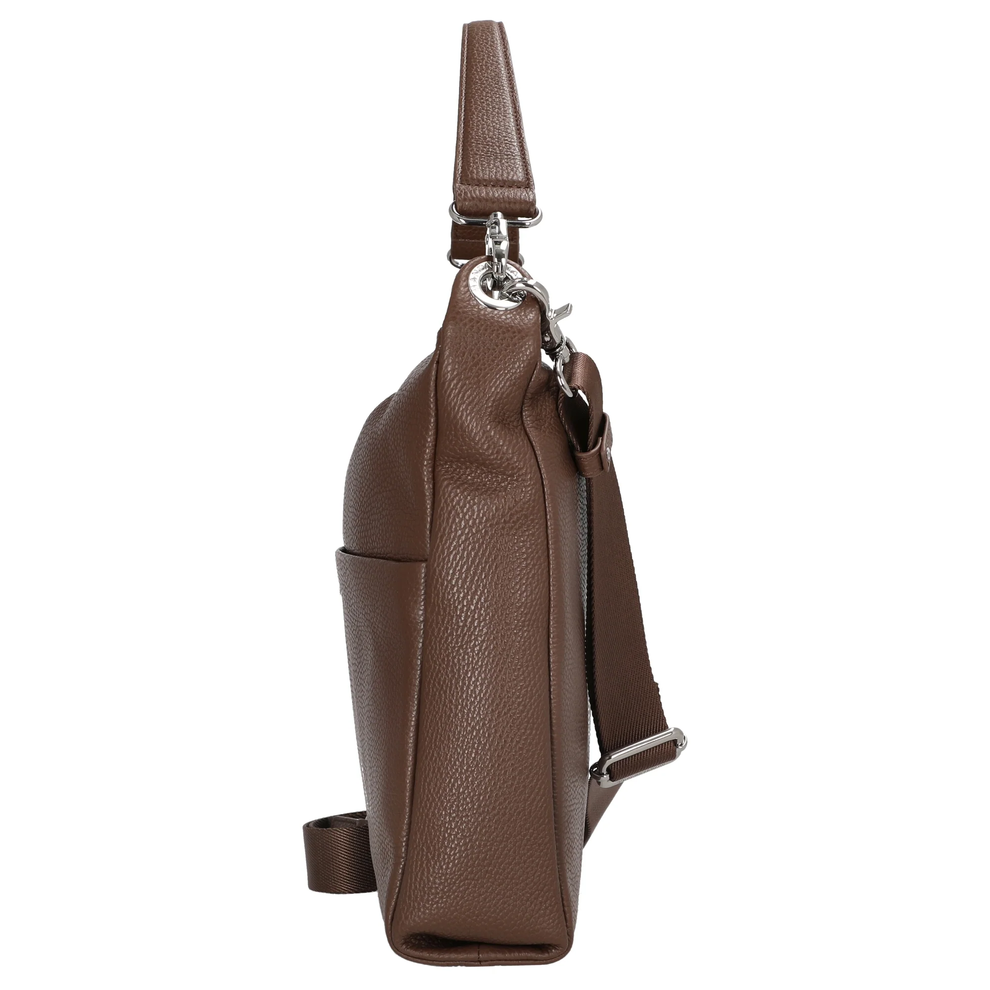 Mandarina Duck Mellow Leather Hobo - Schultertasche 33 cm (milk chocolate) - Image 3