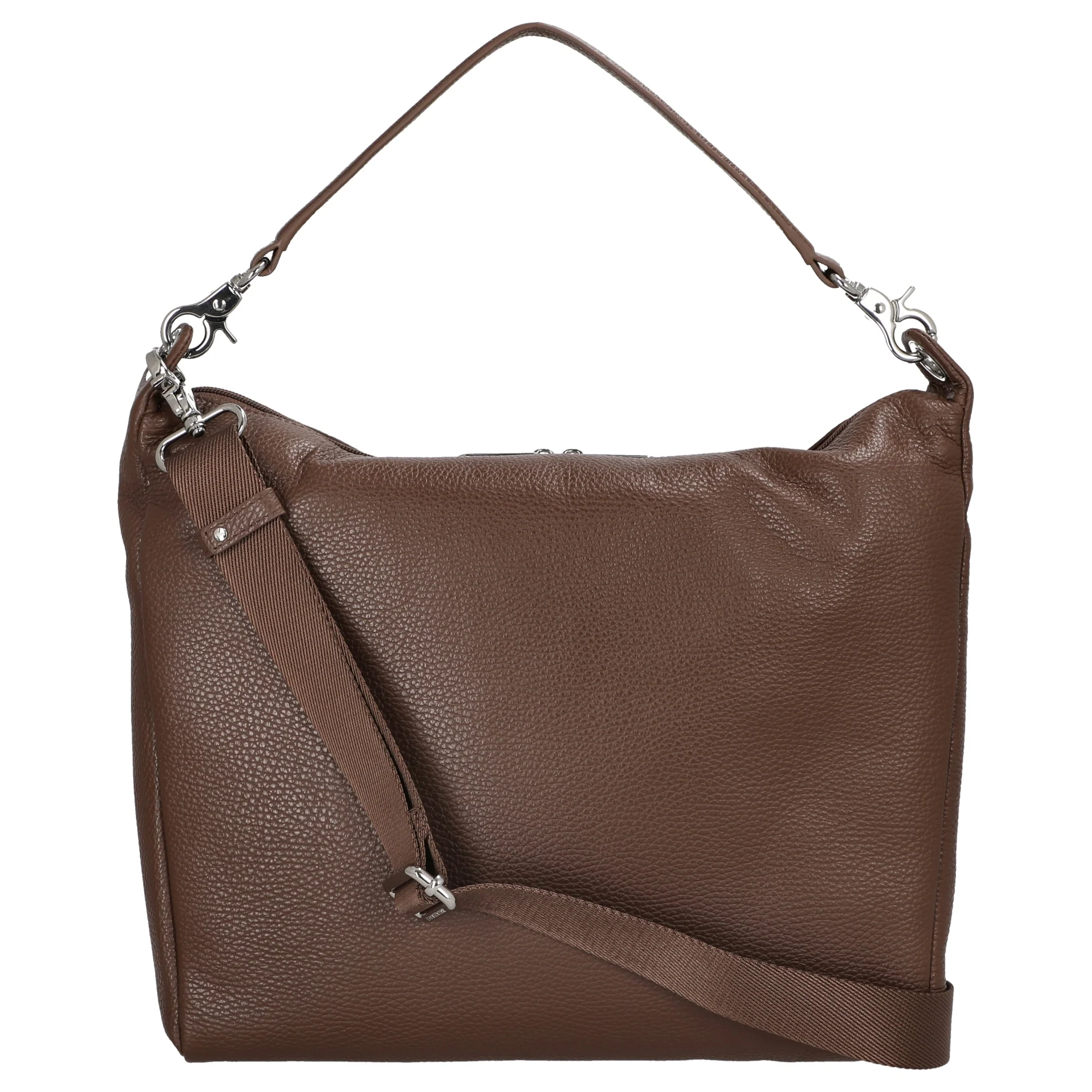 Mandarina Duck Mellow Leather Hobo - Schultertasche 33 cm (milk chocolate) - Image 4