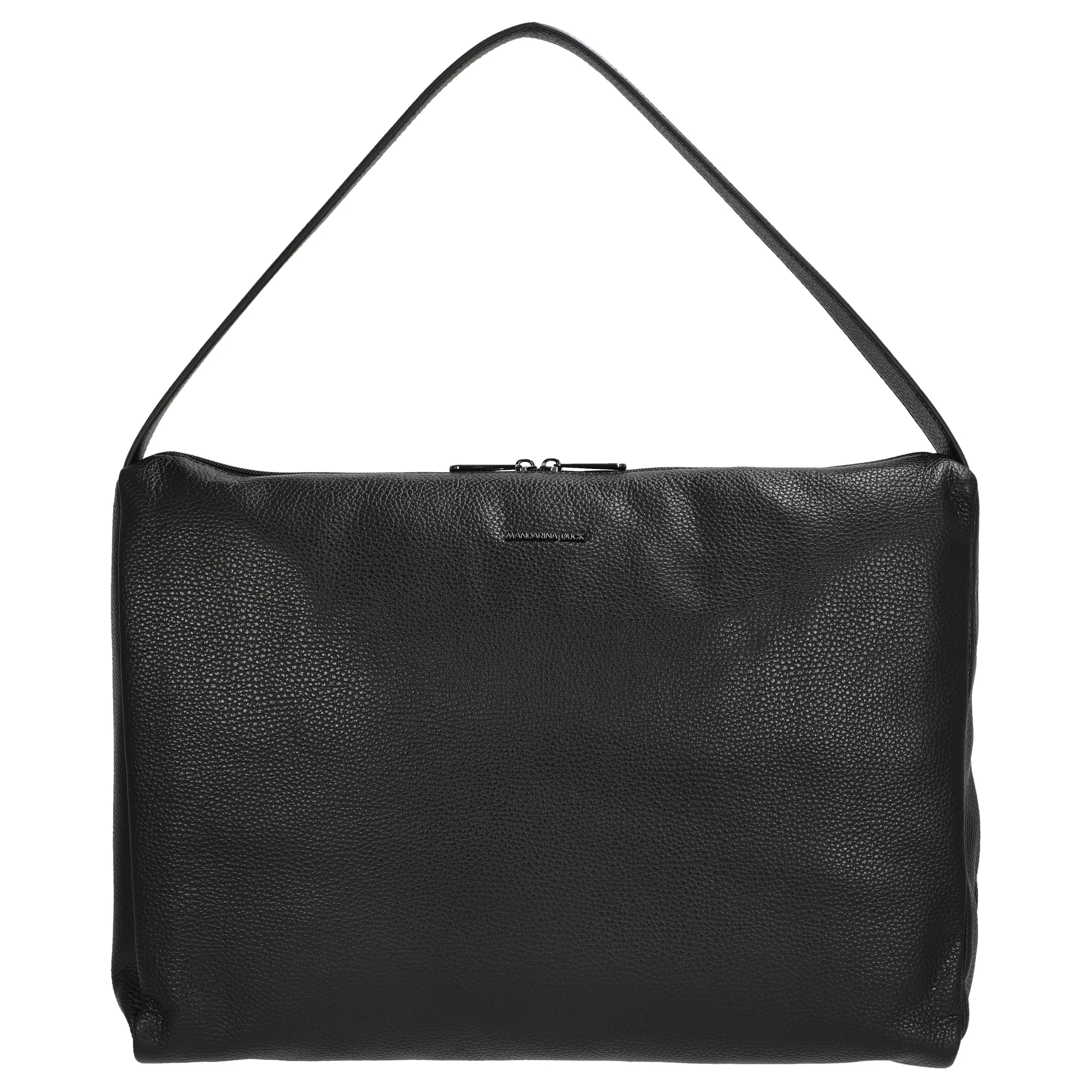 Mandarina Duck Mellow Leather Hobo - Schultertasche 42 cm (nero)