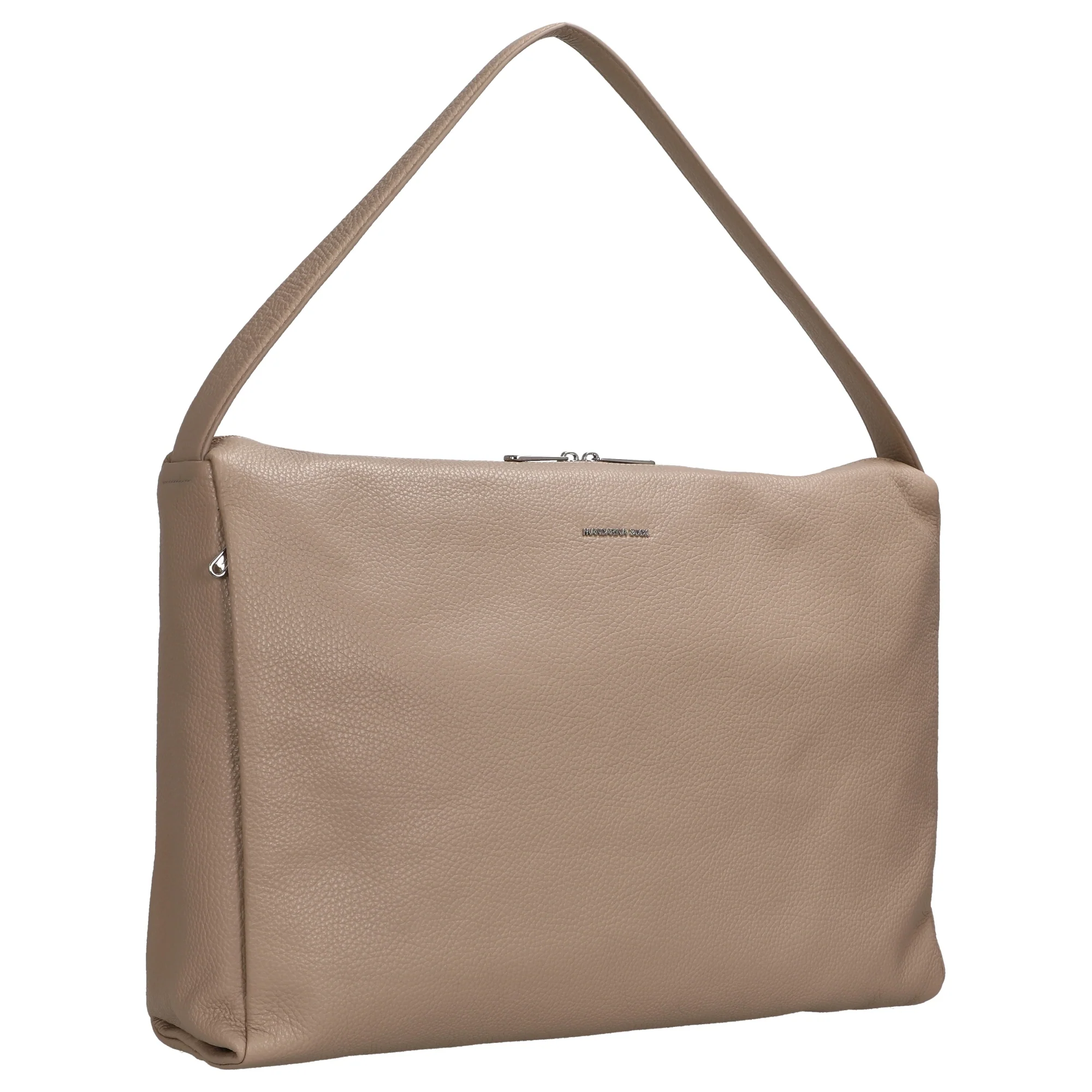 Mandarina Duck Mellow Leather Hobo - Schultertasche 42 cm (warm taupe) - Image 5