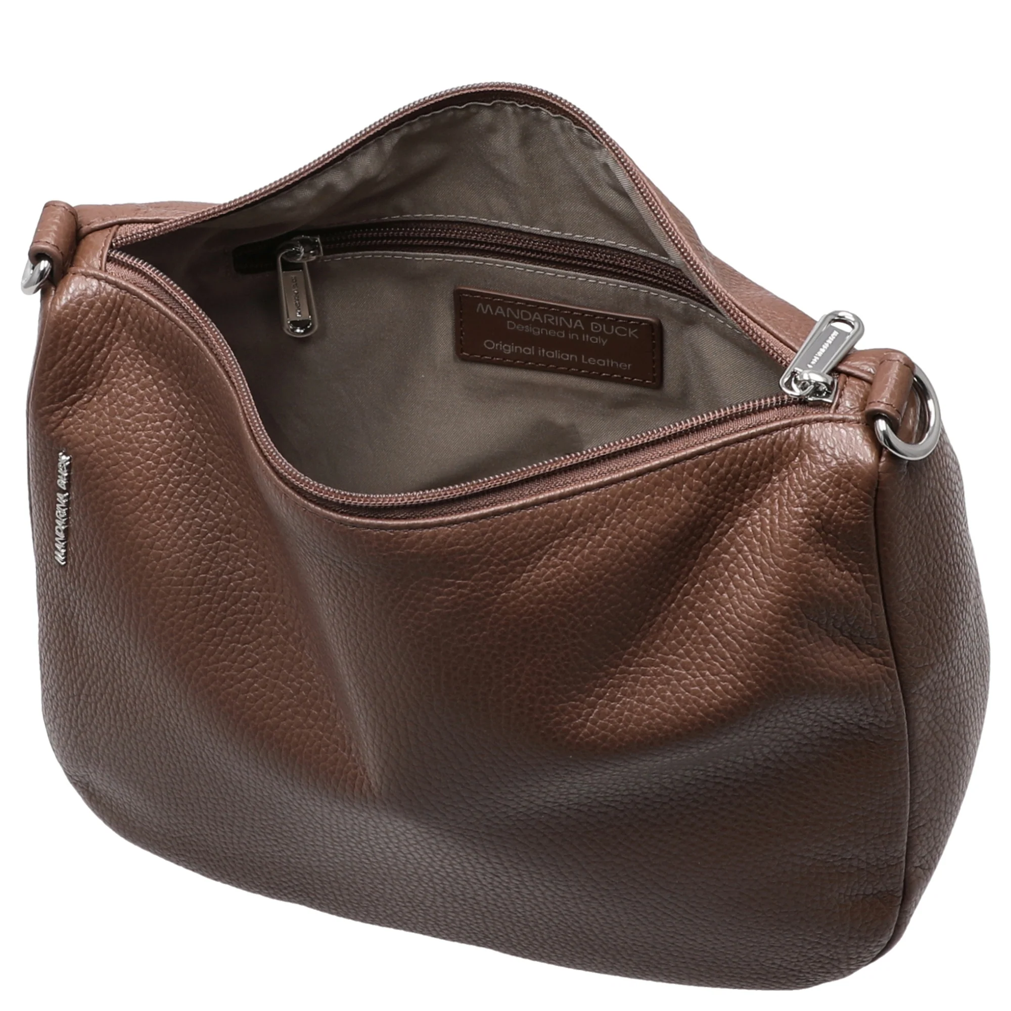 Mandarina Duck Mellow Leather Hobo - Umhängetasche 28.5 cm (milk chocolate) - Image 6