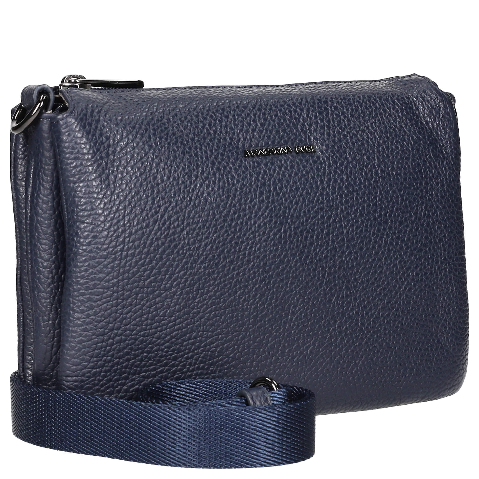 Mandarina Duck Mellow Leather Pochette - Abendtasche 23 cm (dress blue) - Image 5
