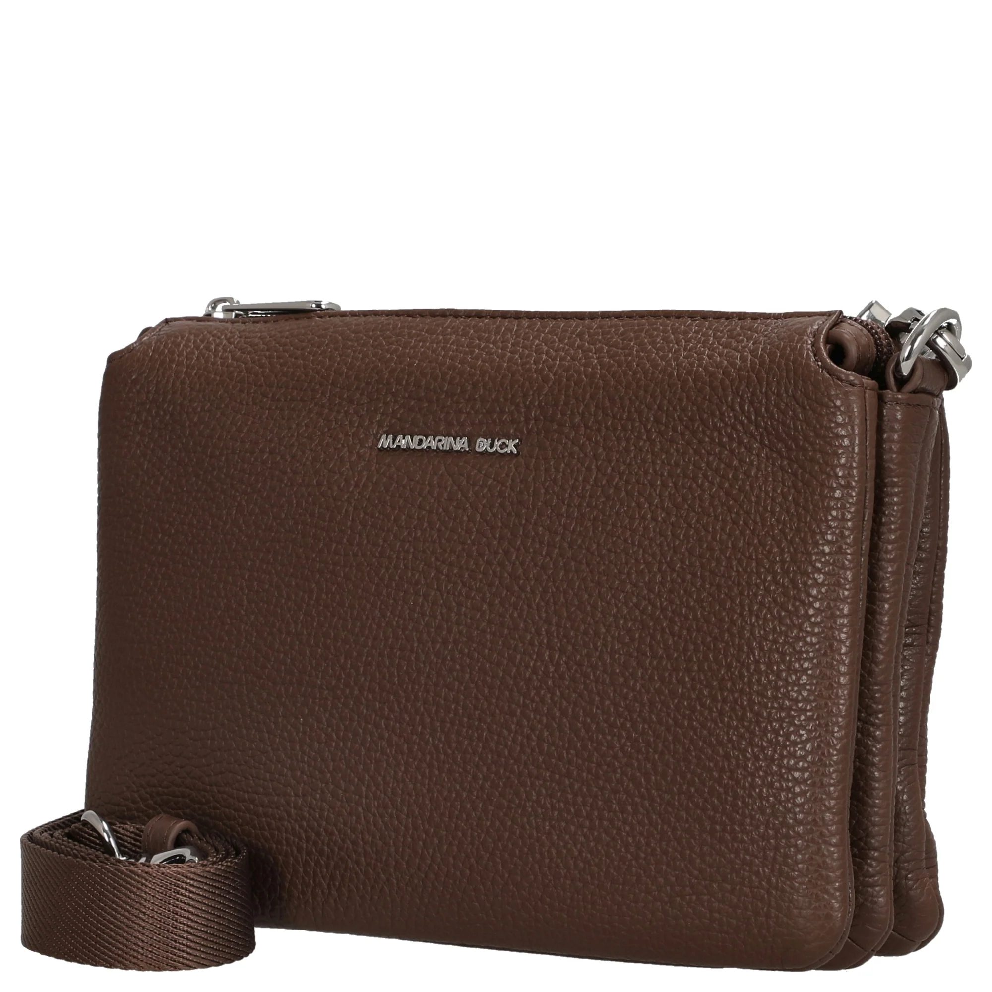 Mandarina Duck Mellow Leather Pochette - Abendtasche 23 cm (milk chocolate) - Image 2