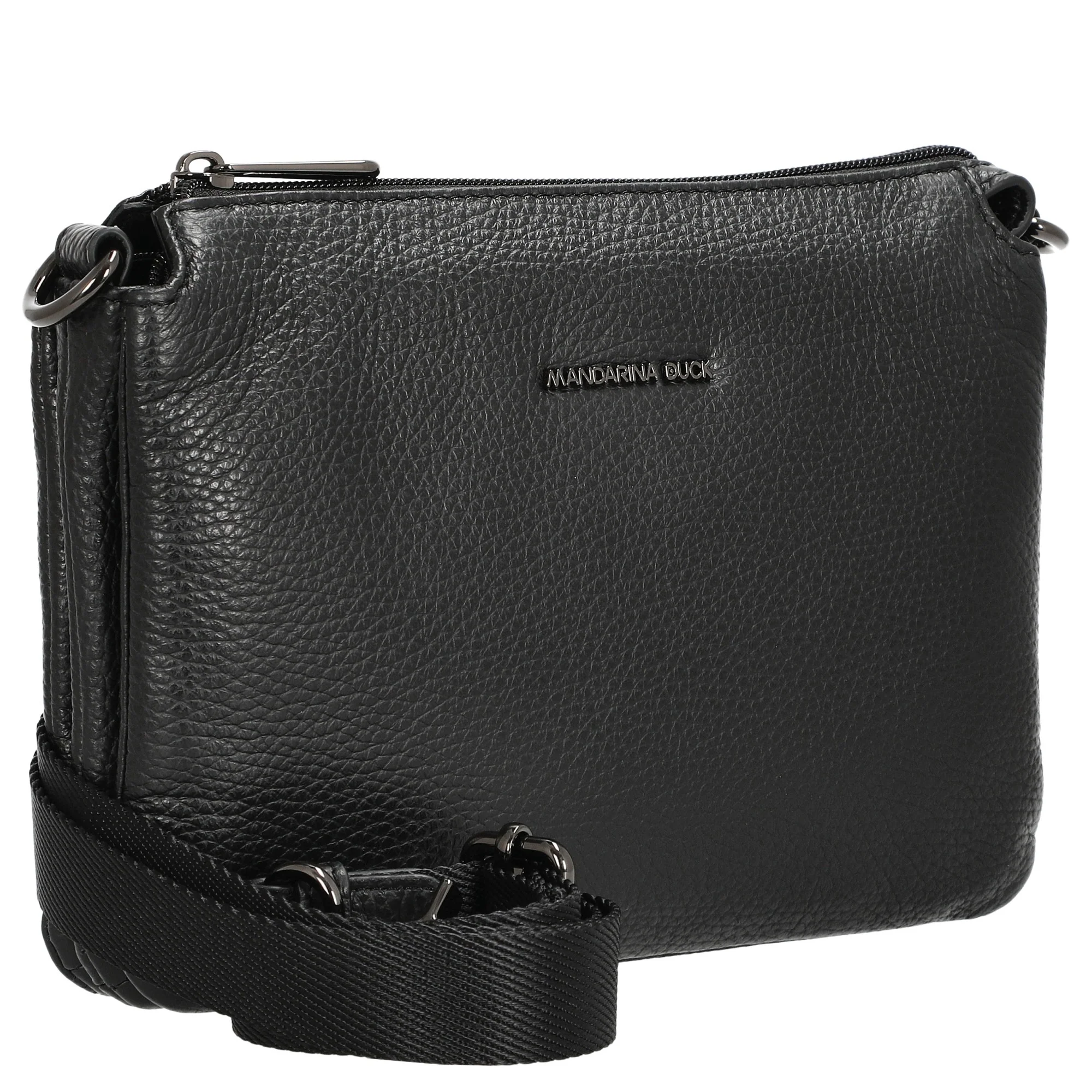 Mandarina Duck Mellow Leather Pochette - Abendtasche 23 cm (nero) - Image 5