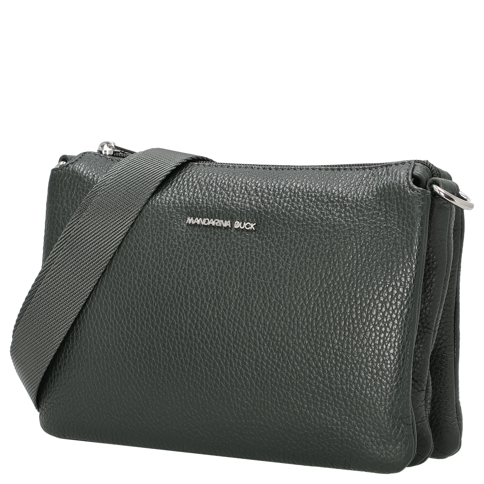 Mandarina Duck Mellow Leather Pochette - Umhängetasche 23 cm (pine green) - Image 2