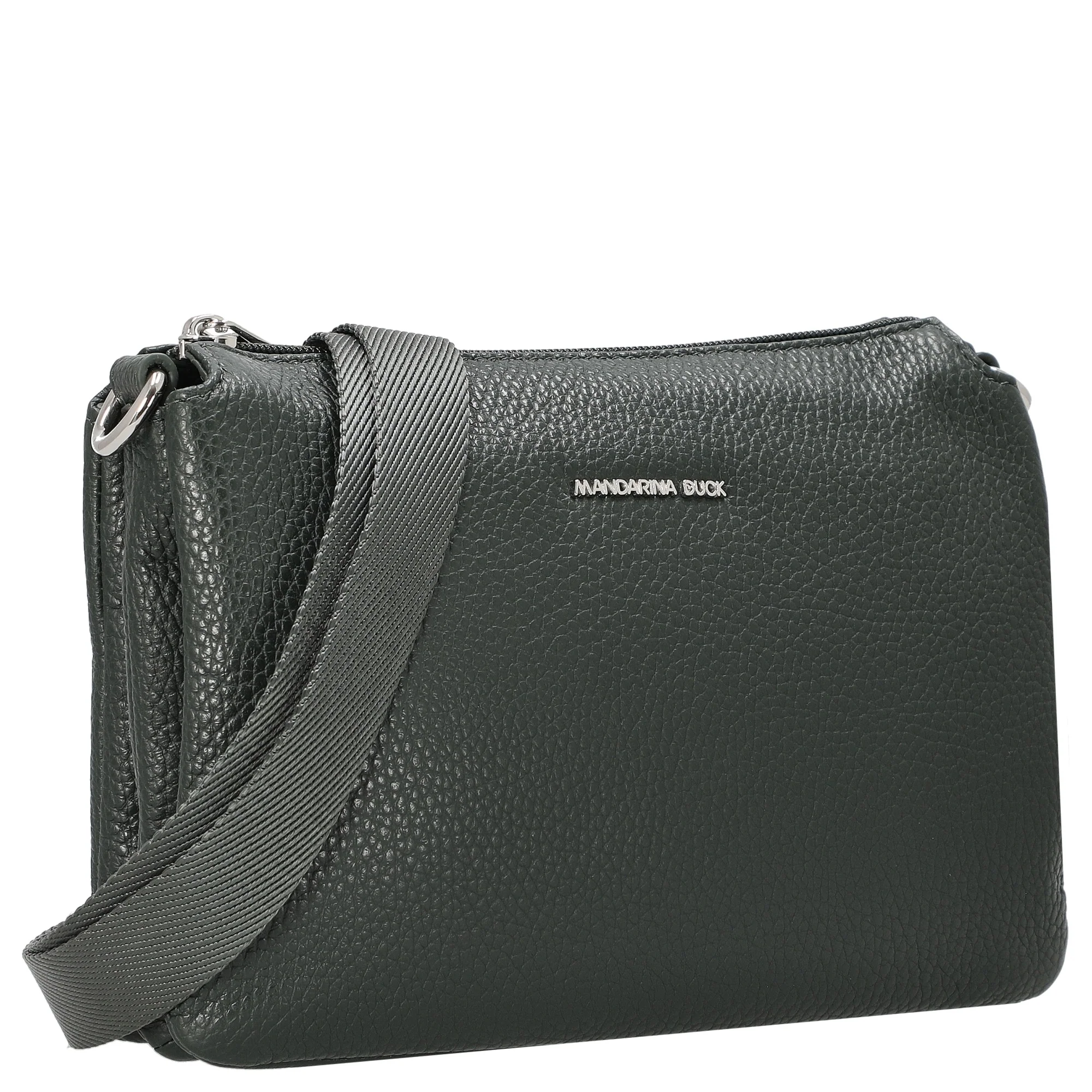 Mandarina Duck Mellow Leather Pochette - Umhängetasche 23 cm (pine green) - Image 5
