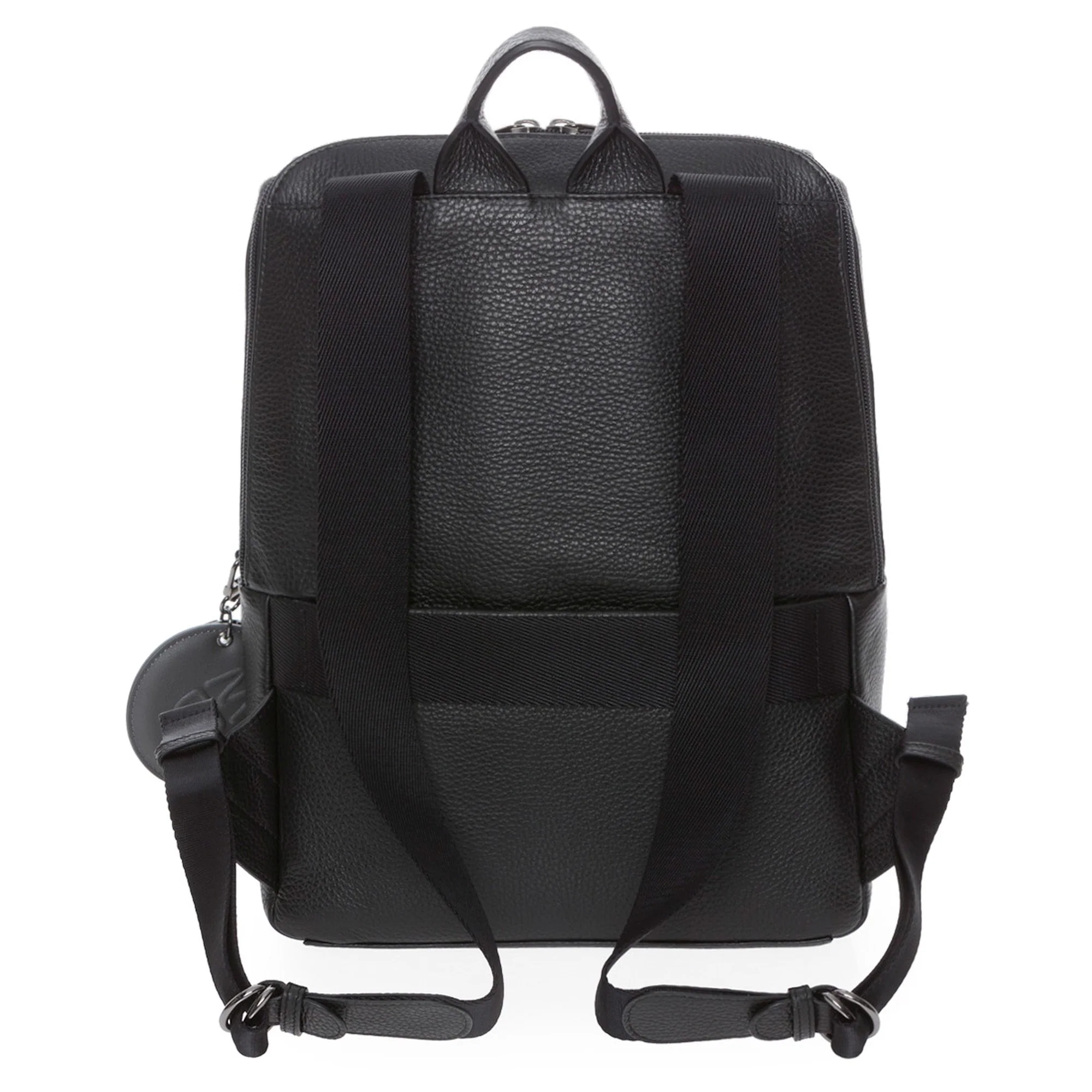 Mandarina Duck Mellow Leather - Rucksack 13" 36 cm Leder (black) - Image 2