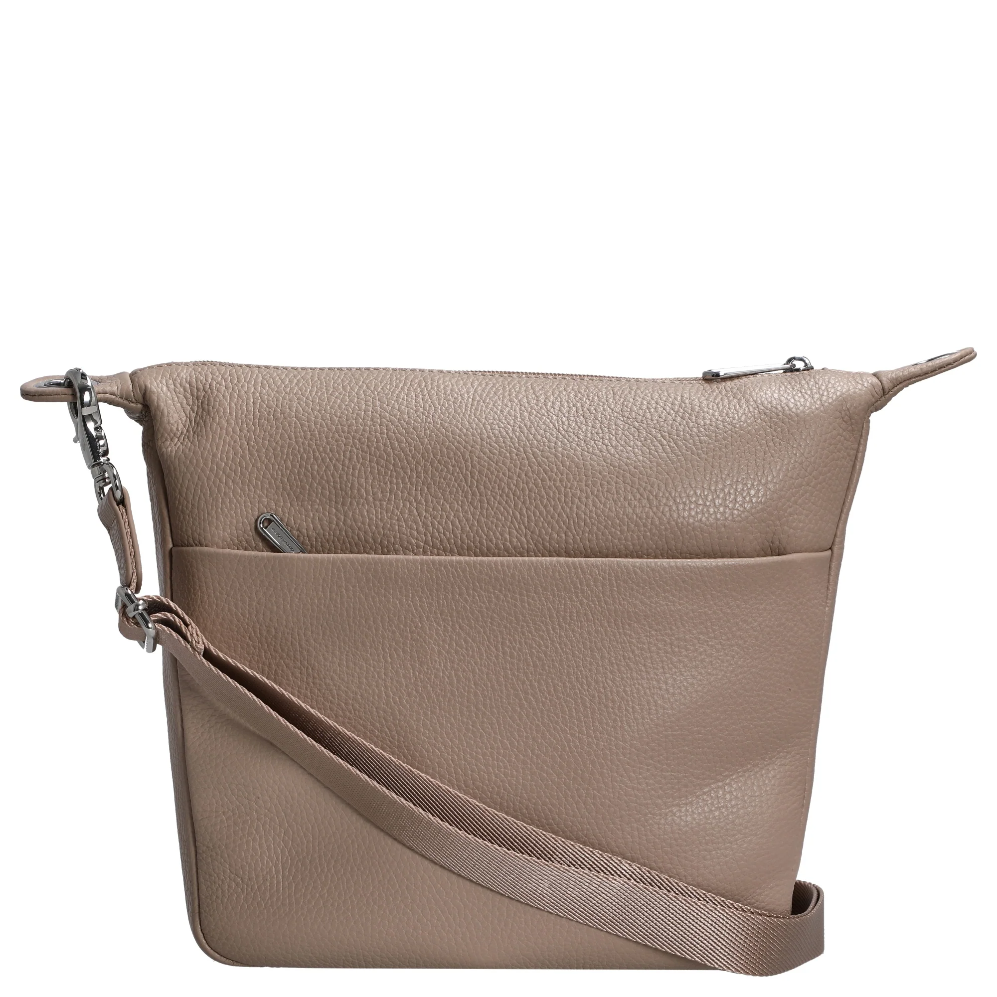 Mandarina Duck Mellow Leather - Schultertasche 28 cm (warm taupe) - Image 4