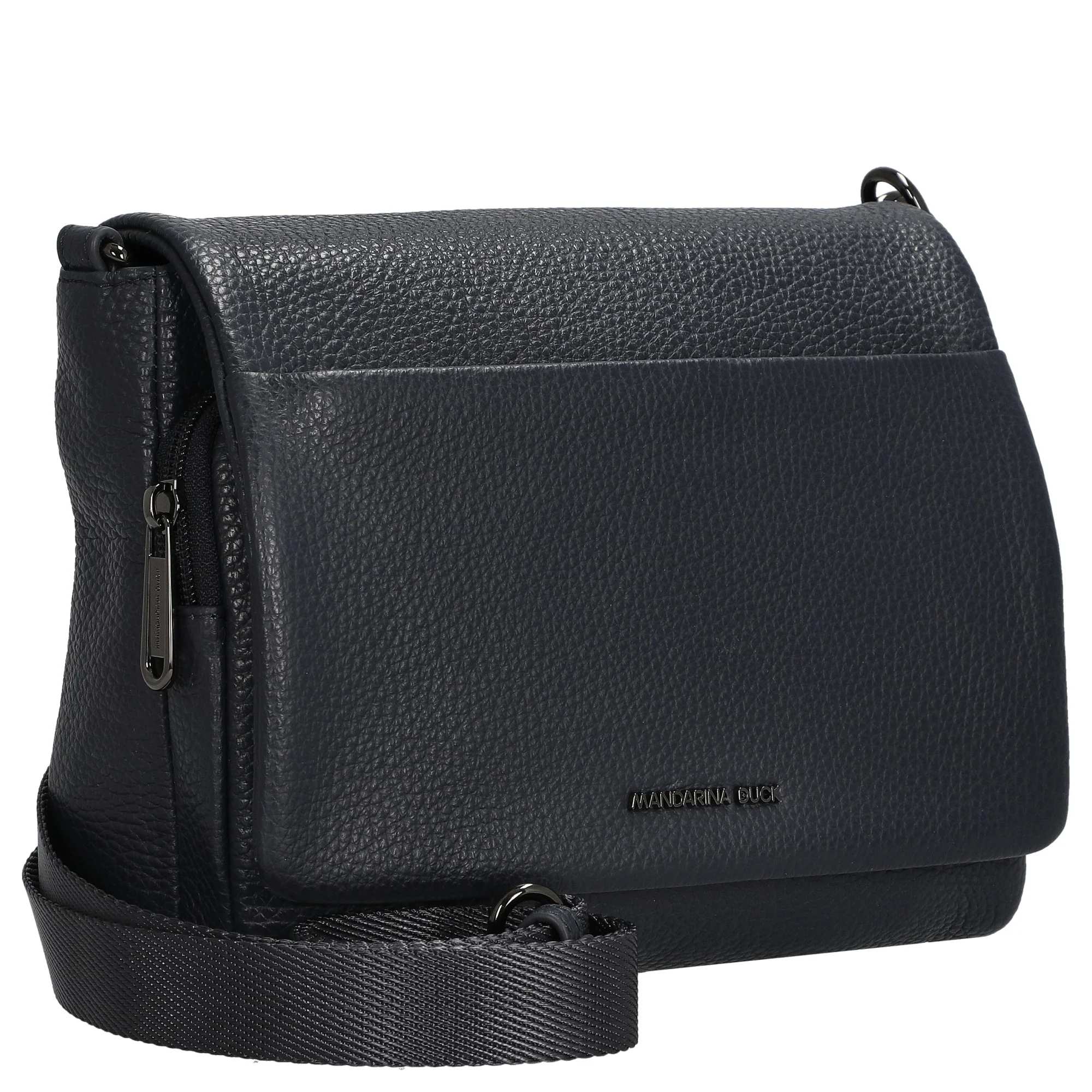 Mandarina Duck Mellow Leather - Umhängetasche 22 cm (dress blue) - Image 5