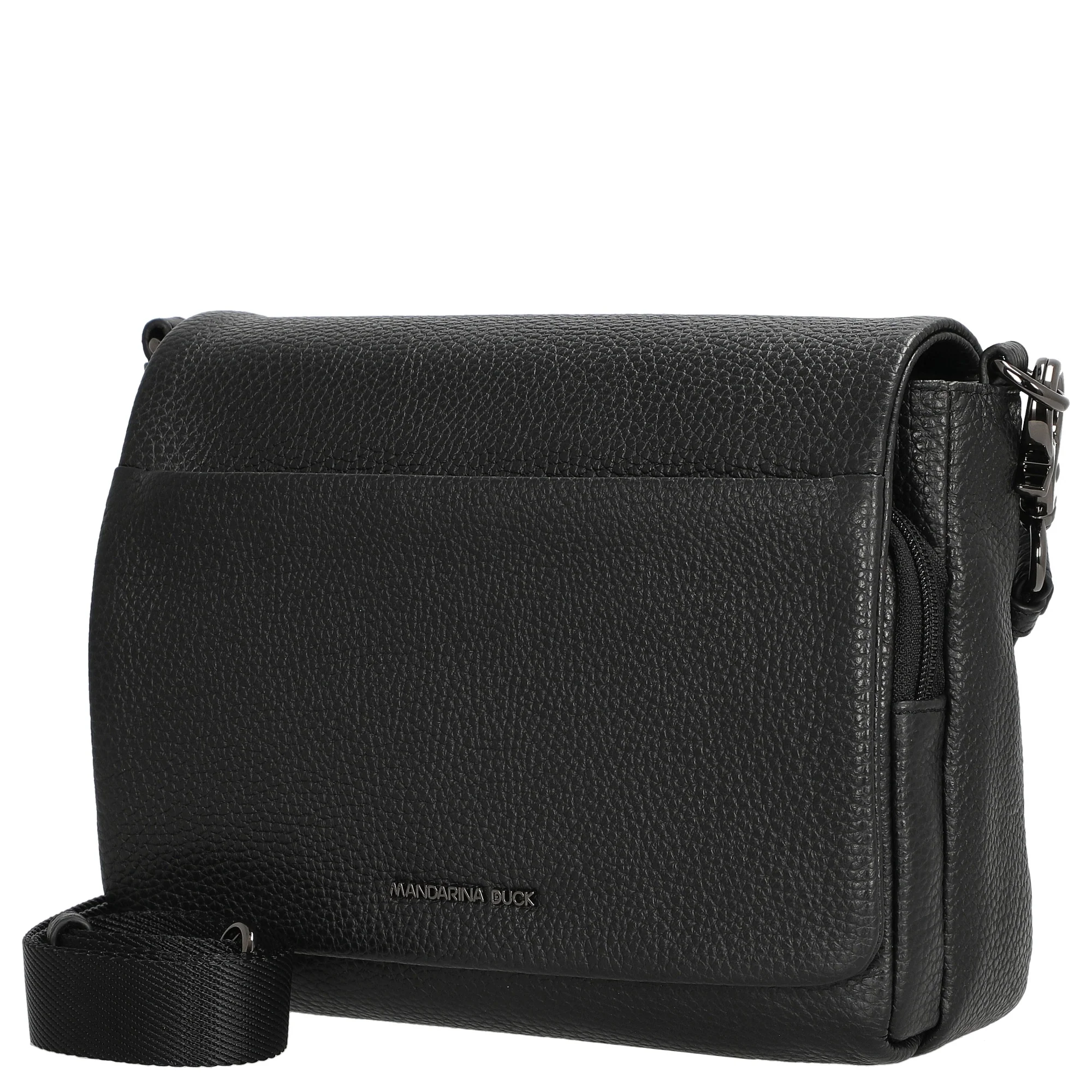 Mandarina Duck Mellow Leather - Umhängetasche 22 cm (nero) - Image 2