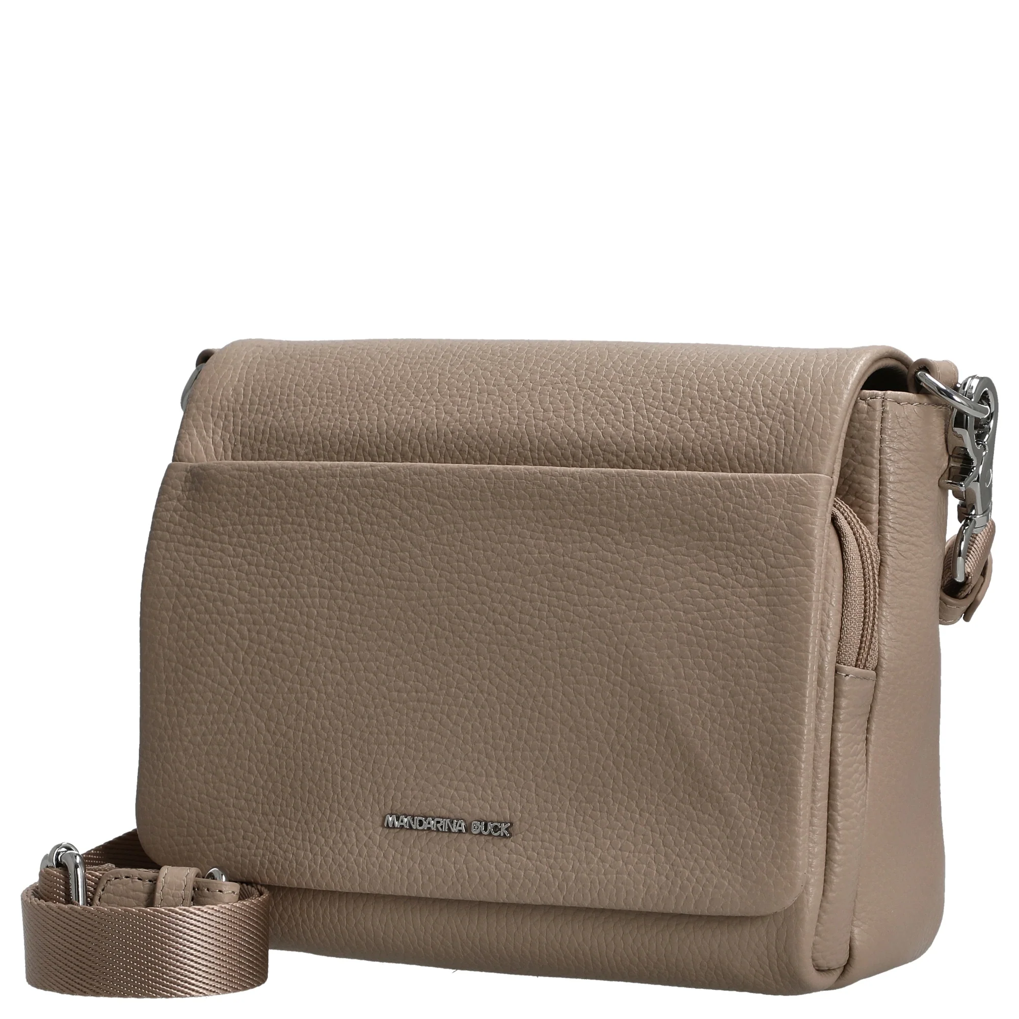 Mandarina Duck Mellow Leather - Umhängetasche 22 cm (warm taupe) - Image 2