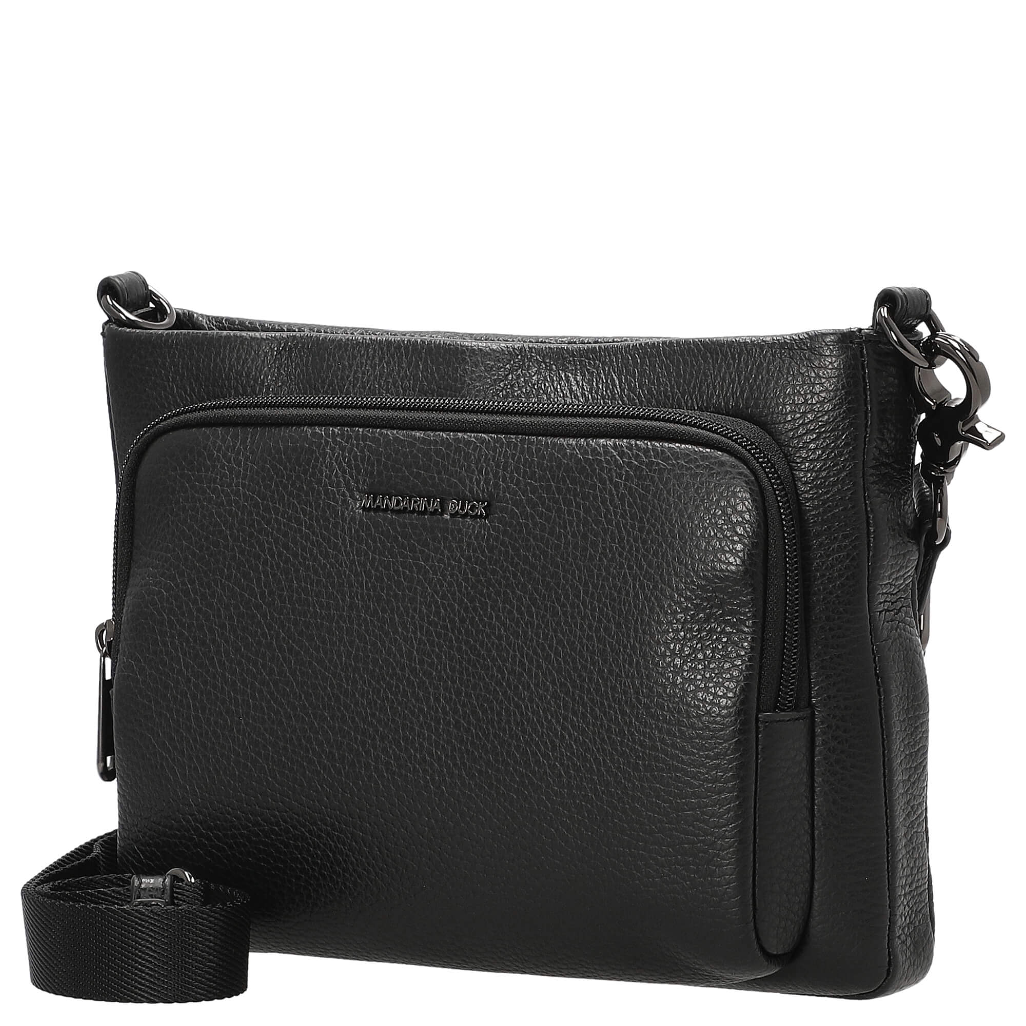 Mandarina Duck Mellow Leather - Umhängetasche 23 cm (nero) - Image 2