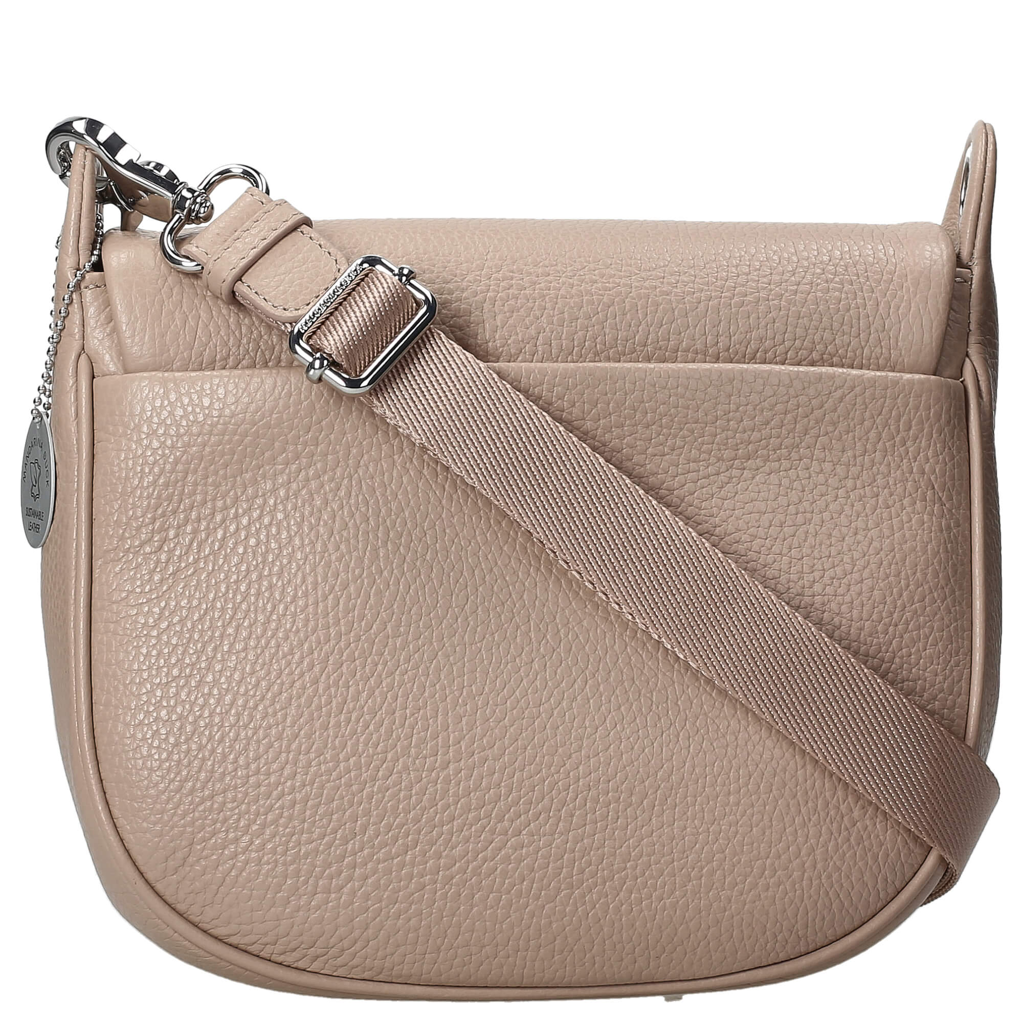 Mandarina Duck Mellow Leather - Umhängetasche 23 cm (warm taupe) - Image 4