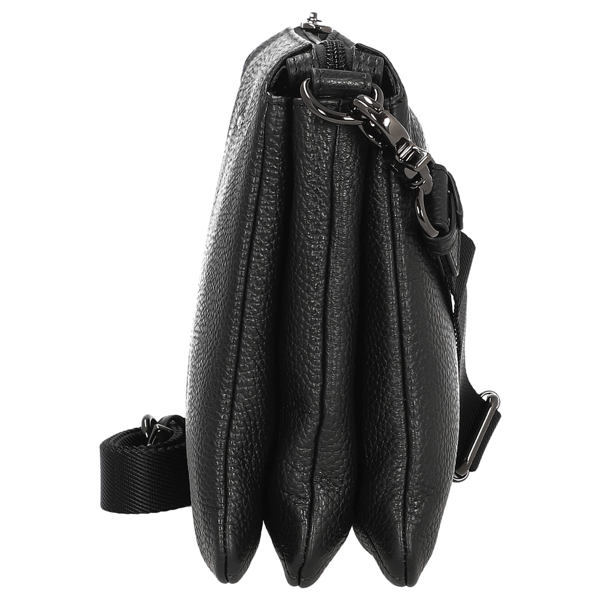 Mandarina Duck Mellow Leather - Umhängetasche 28 cm (nero) - Image 3