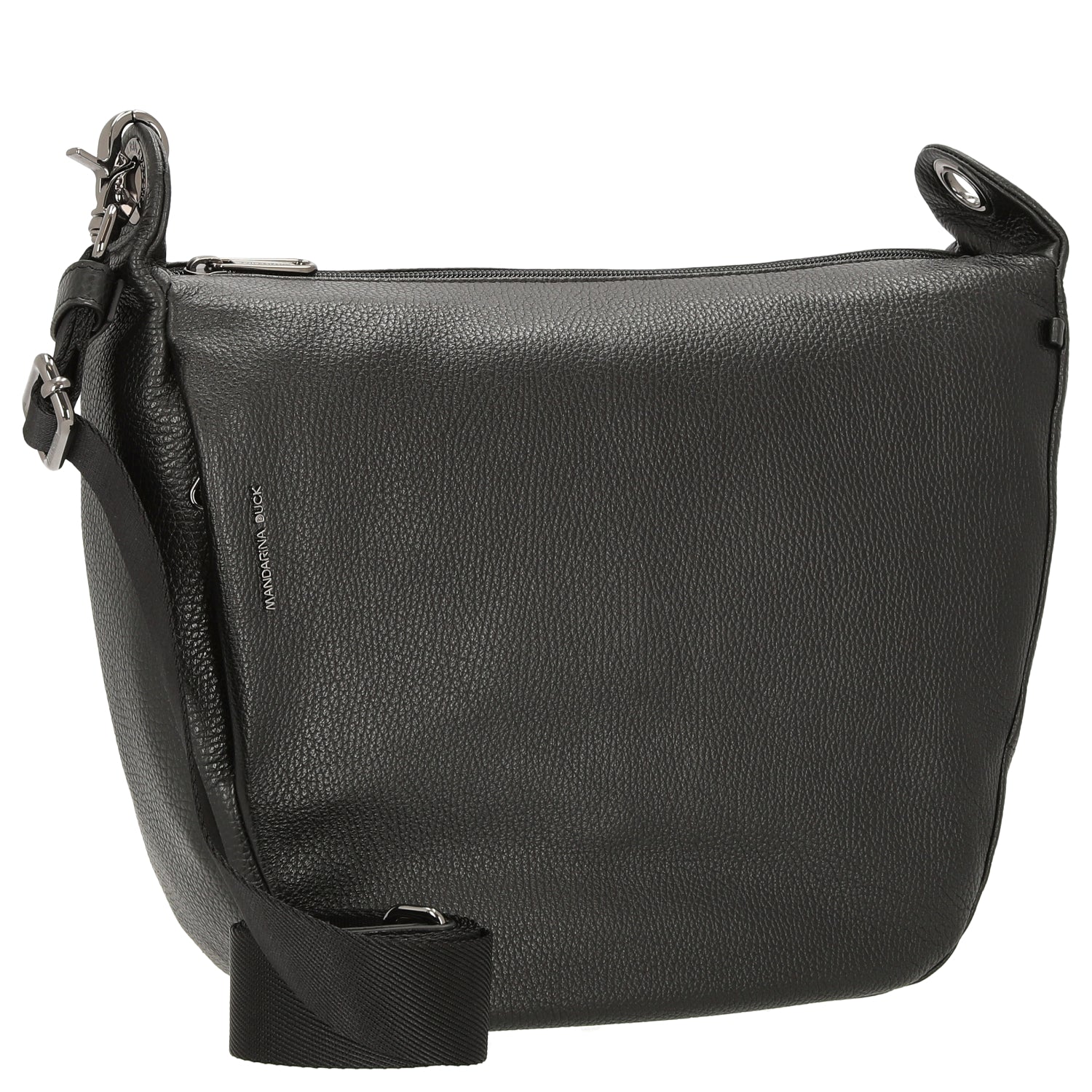 Mandarina Duck Mellow Leather - Umhängetasche 34 cm (nero) - Image 5
