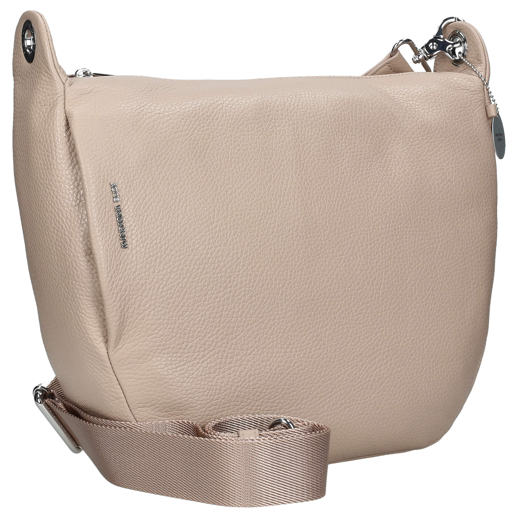 Mandarina Duck Mellow Leather - Umhängetasche 34 cm (warm taupe) - Image 5