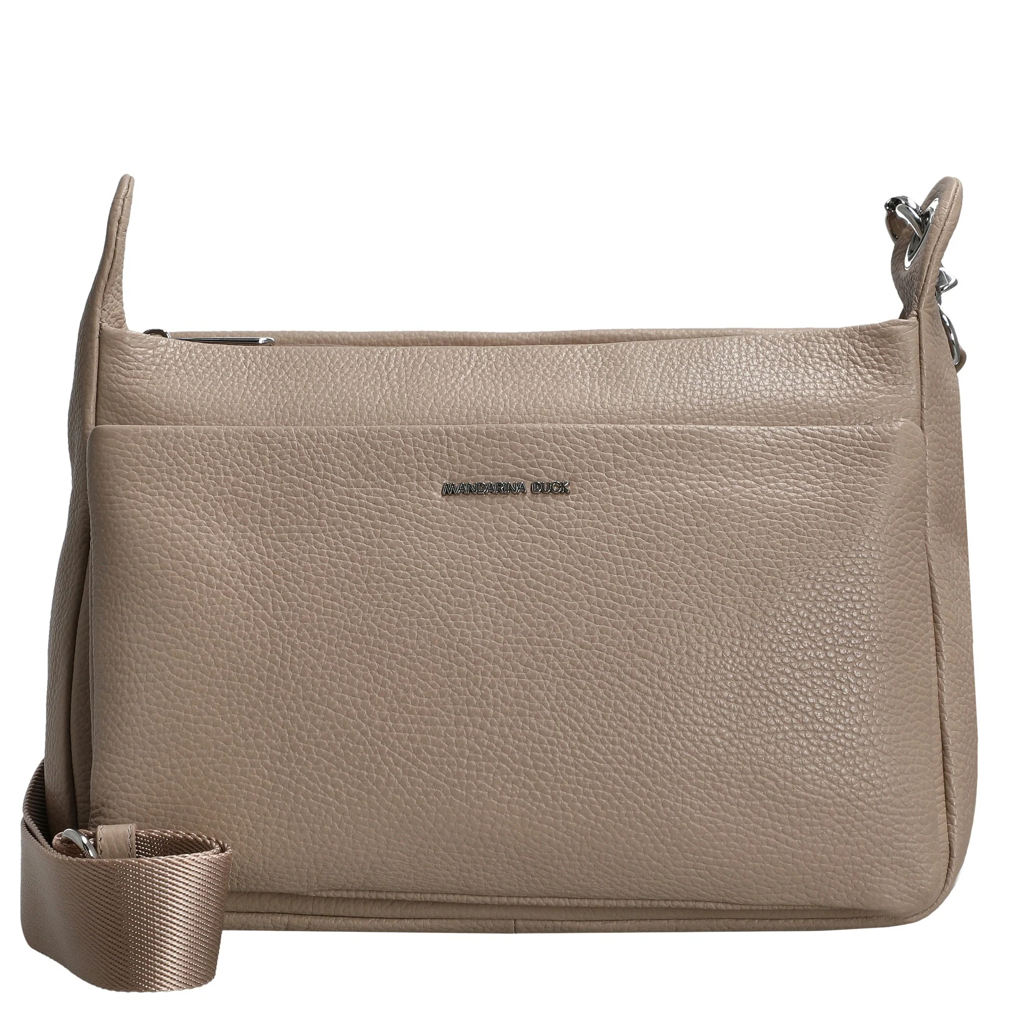 Mandarina Duck Mellow Leather - Umhängetasche 36 cm (warm taupe)