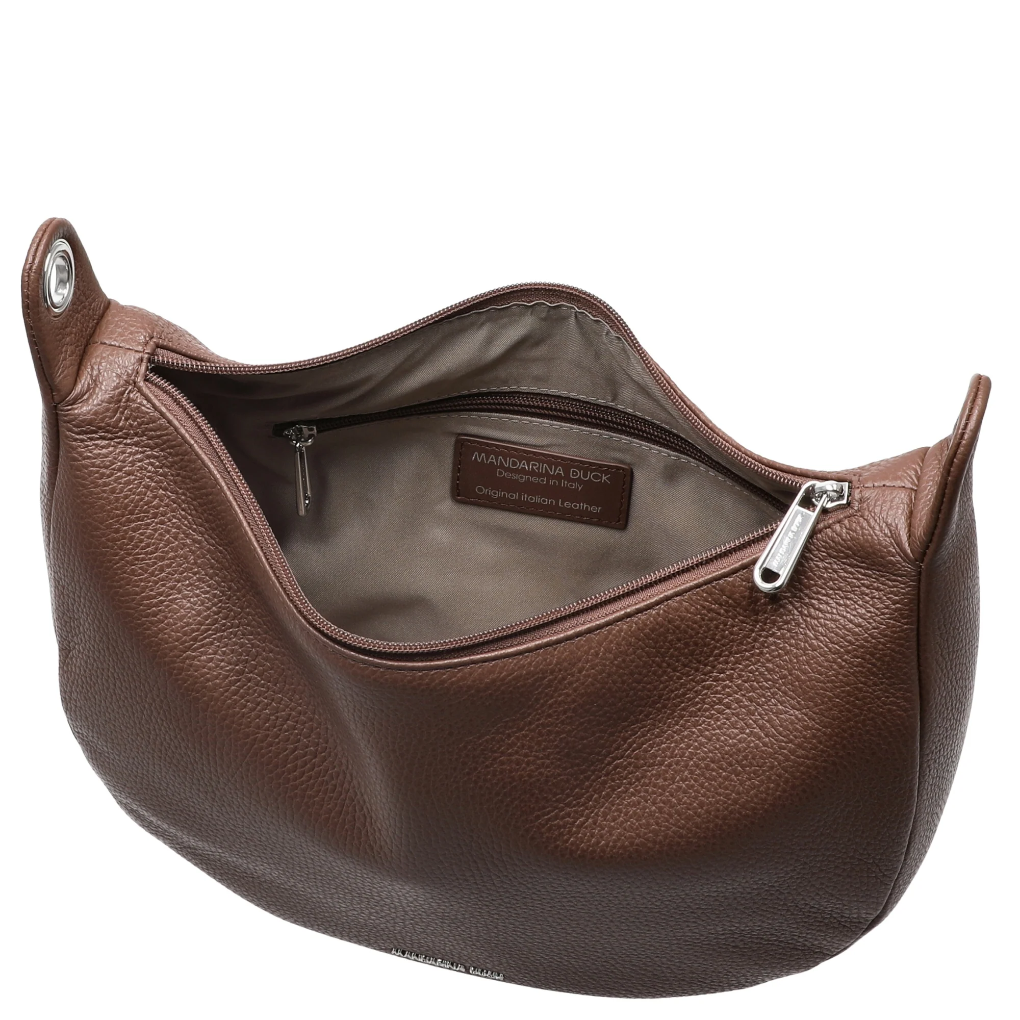 Mandarina Duck Mellow Leather - Umhängetasche S 35 cm (milk chocolate) - Image 6