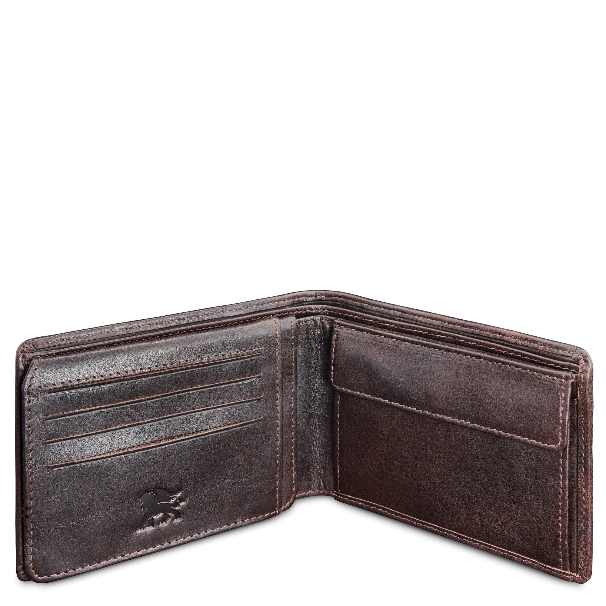 Mano Don Luca - Geldbörse 13 cm (dunkelbraun) - Image 3