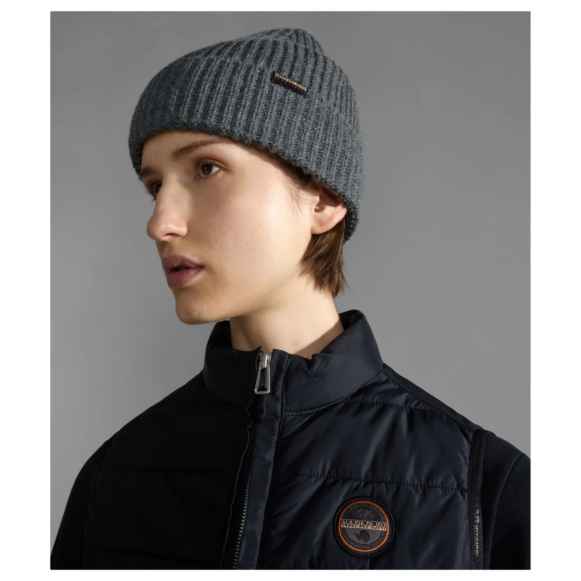 Napapijri Foli 3 - Mütze (dark grey melange) - Image 5
