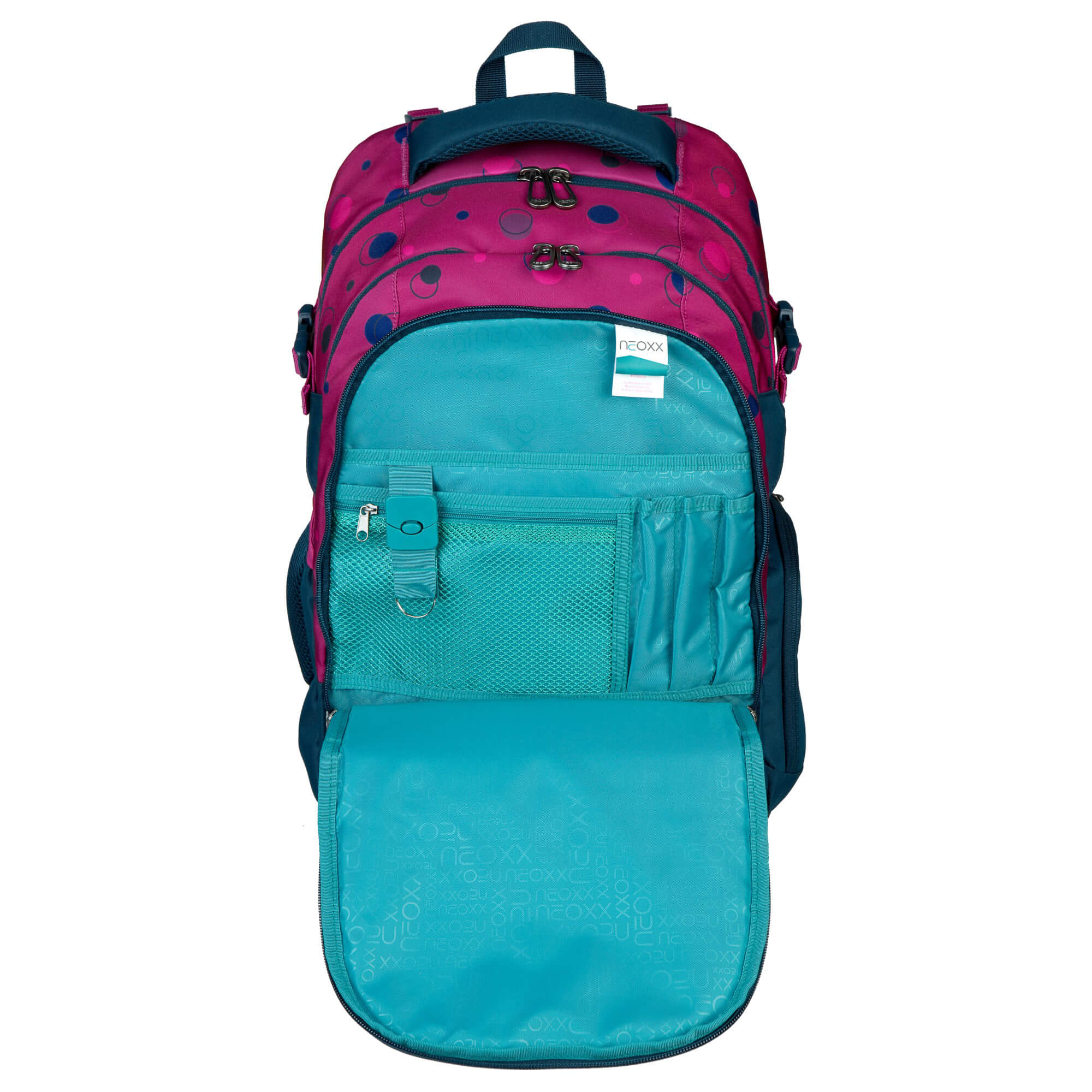 Neoxx ACTIVE PRO - Schulrucksack 45.5 cm (Bubble me around) - Image 5