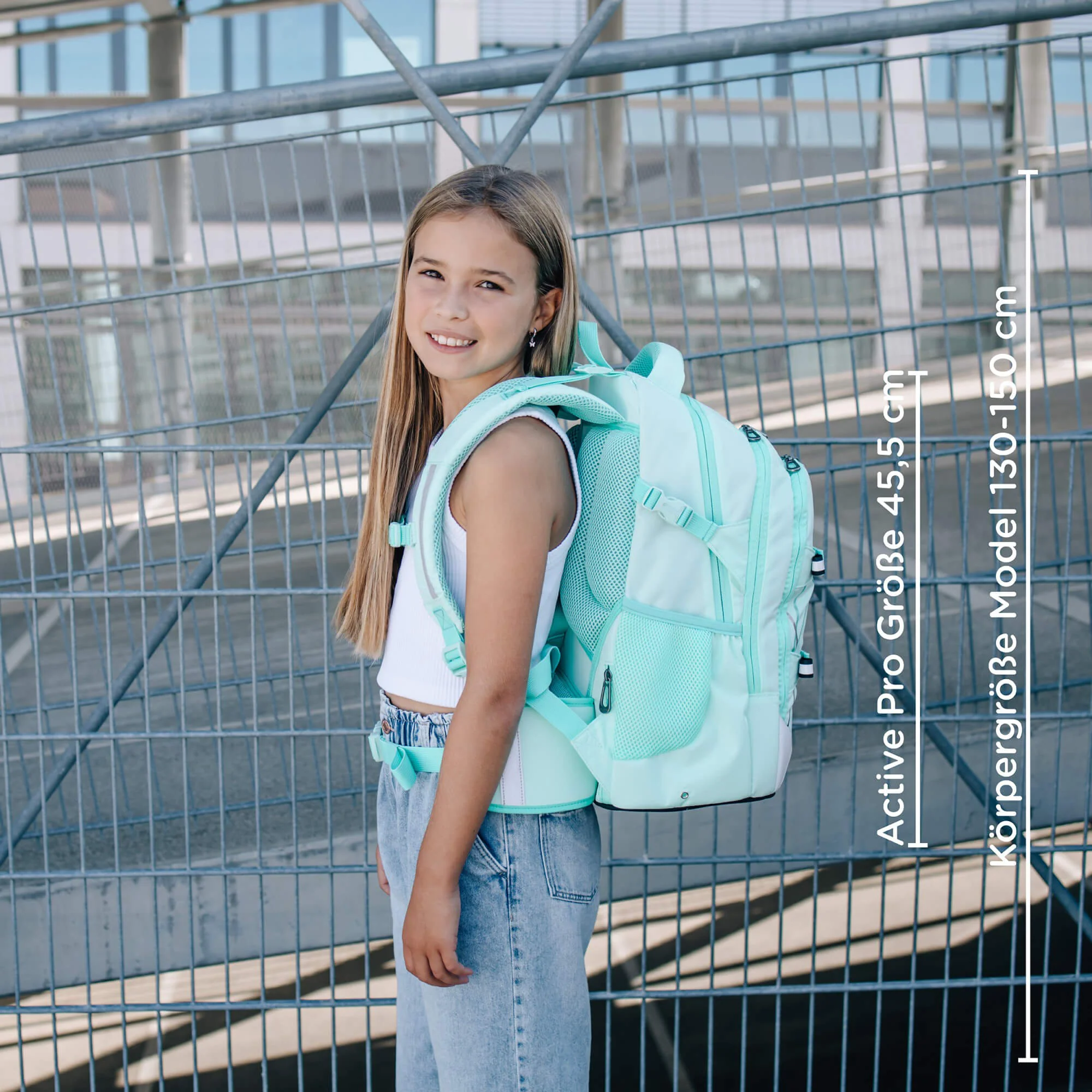 Neoxx ACTIVE PRO - Schulrucksack 45.5 cm (Mint to be) - Image 12