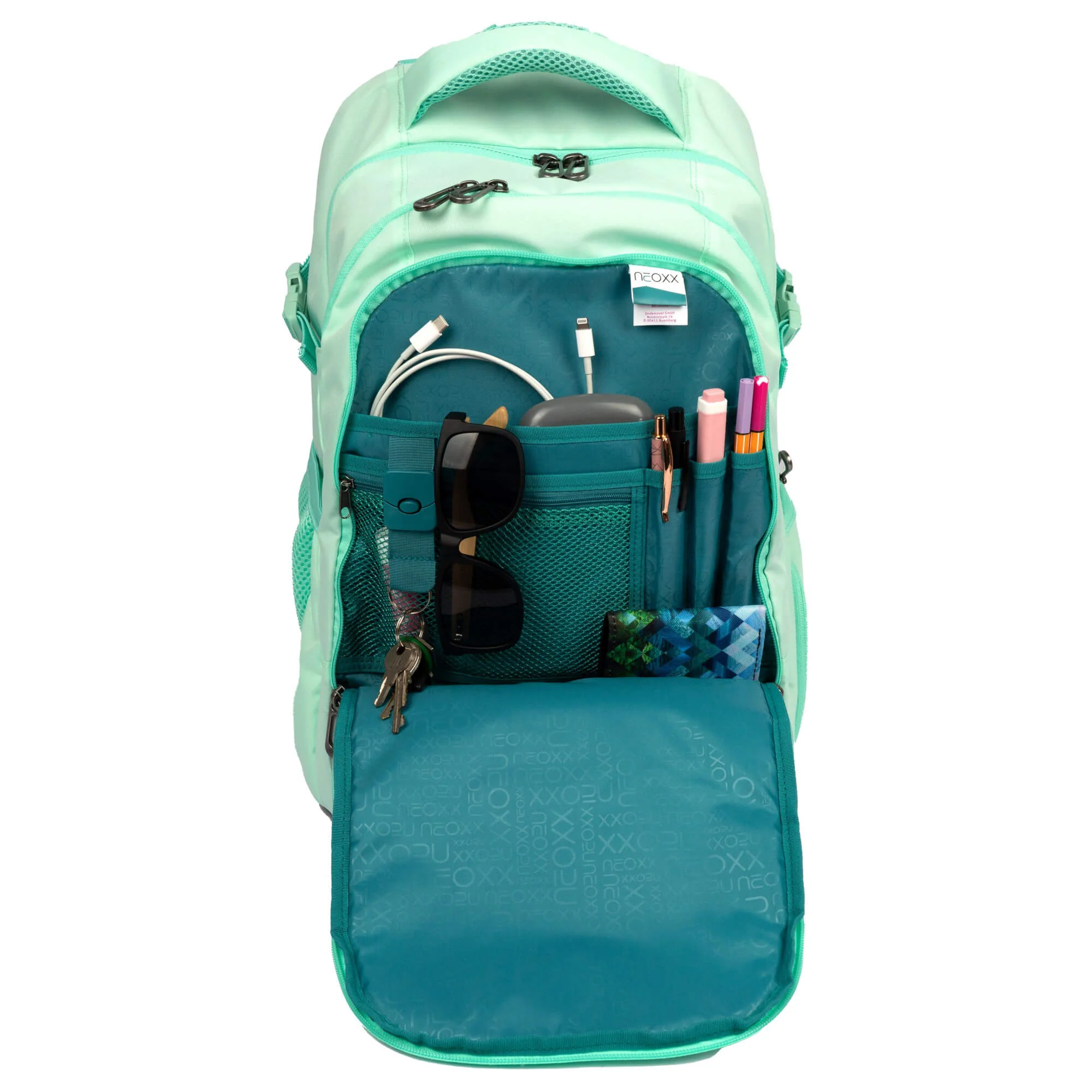 Neoxx ACTIVE PRO - Schulrucksack 45.5 cm (Mint to be) - Image 7