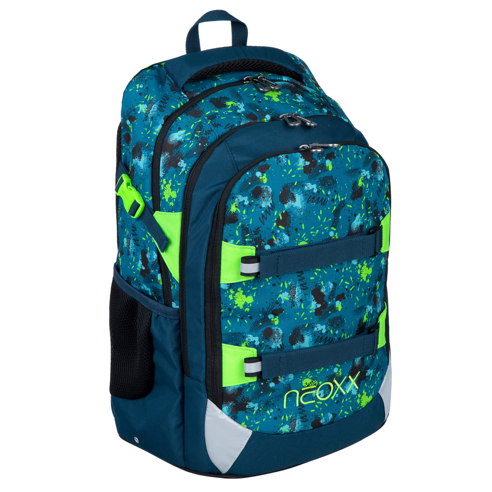 Neoxx ACTIVE PRO - Schulrucksack 45.5 cm (Petrol extreme) - Image 2