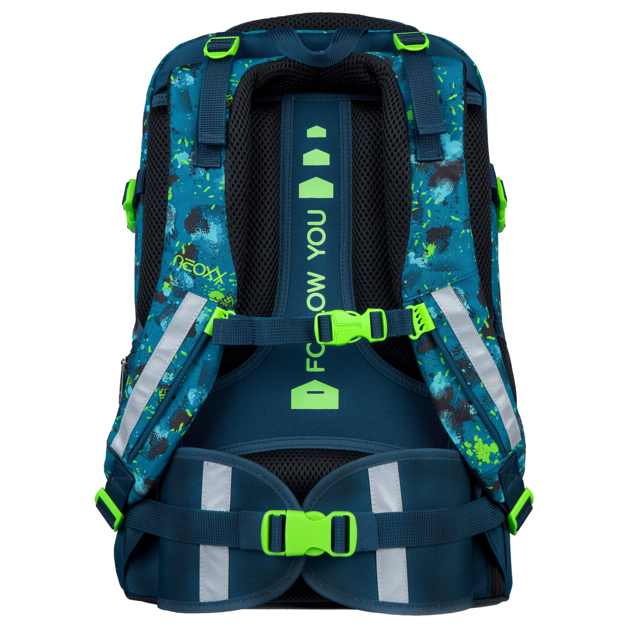 Neoxx ACTIVE PRO - Schulrucksack 45.5 cm (Petrol extreme) - Image 3
