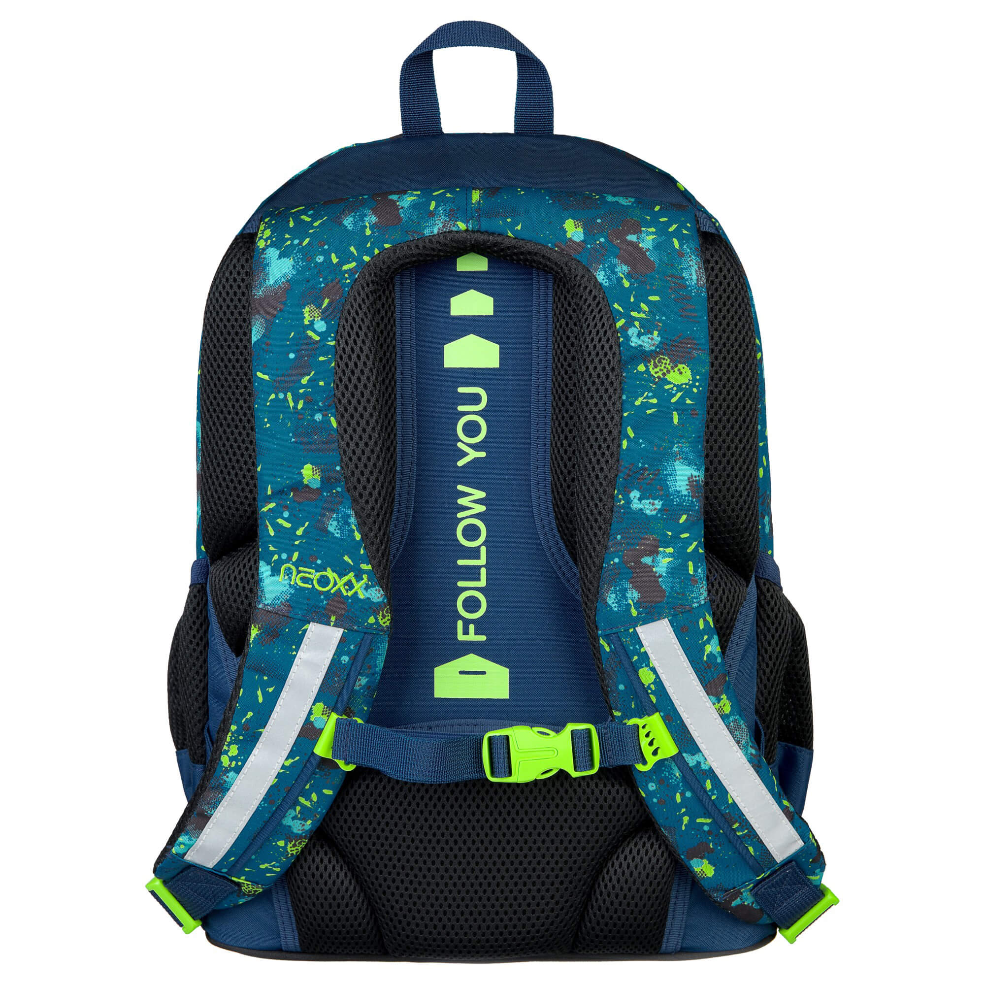Neoxx FLOW - Schulrucksack 42.5 cm (Petrol extreme) - Image 3