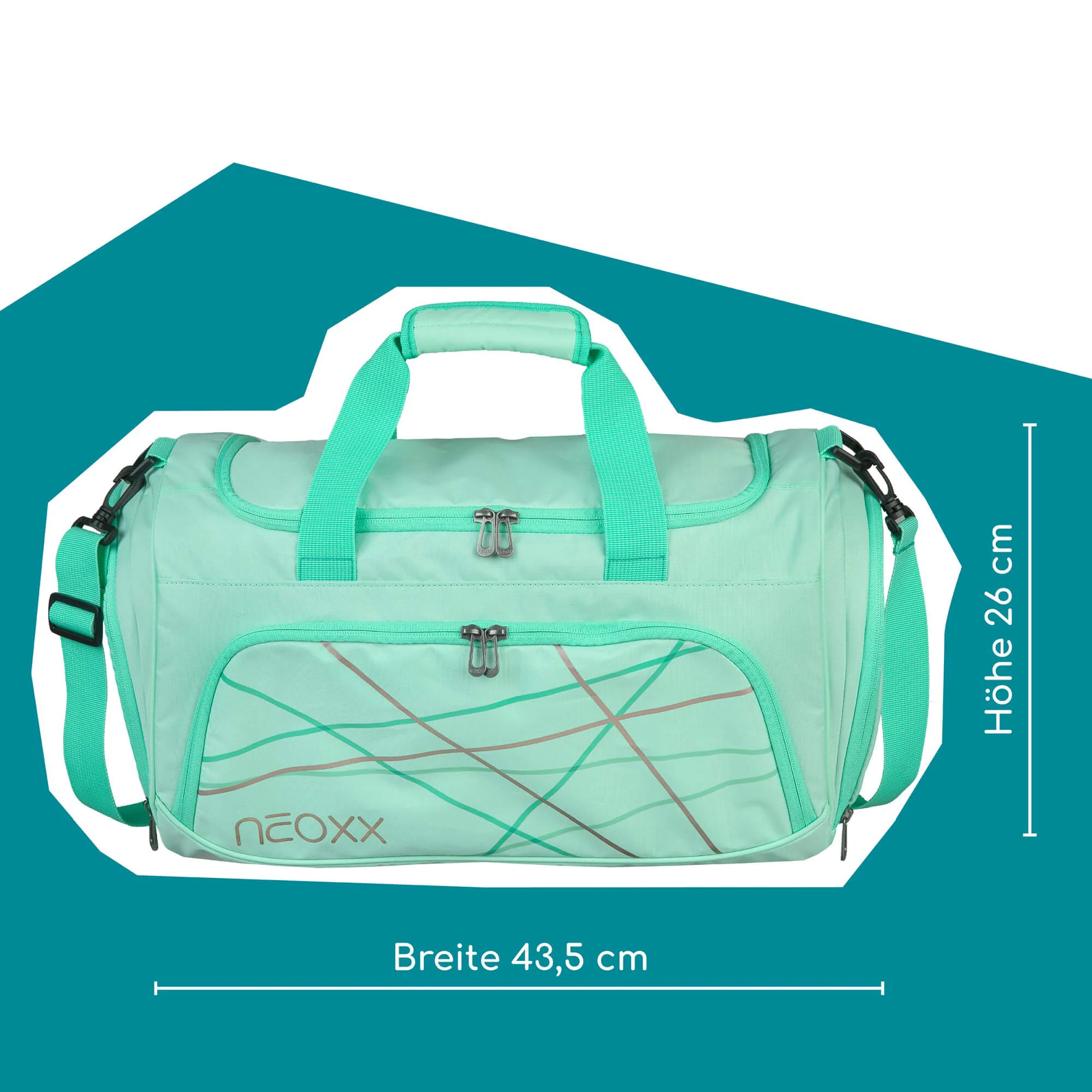 Neoxx MOVE - Sporttasche 43.5 cm (Mint to be) - Image 6