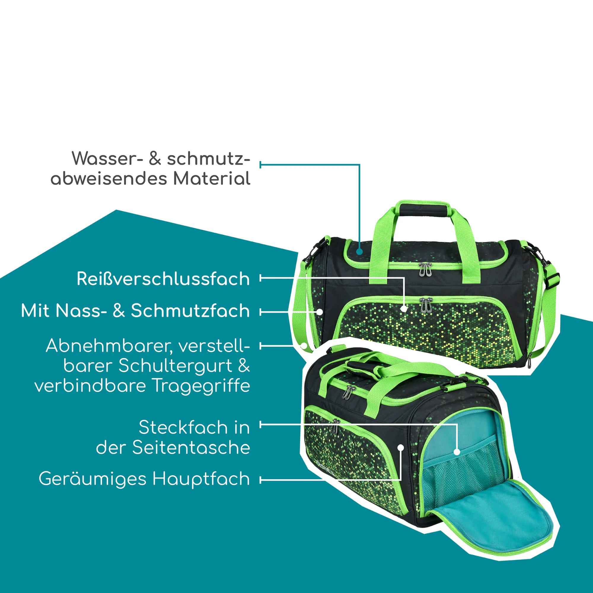 Neoxx MOVE - Sporttasche 43.5 cm (Pixel in my mind) - Image 5
