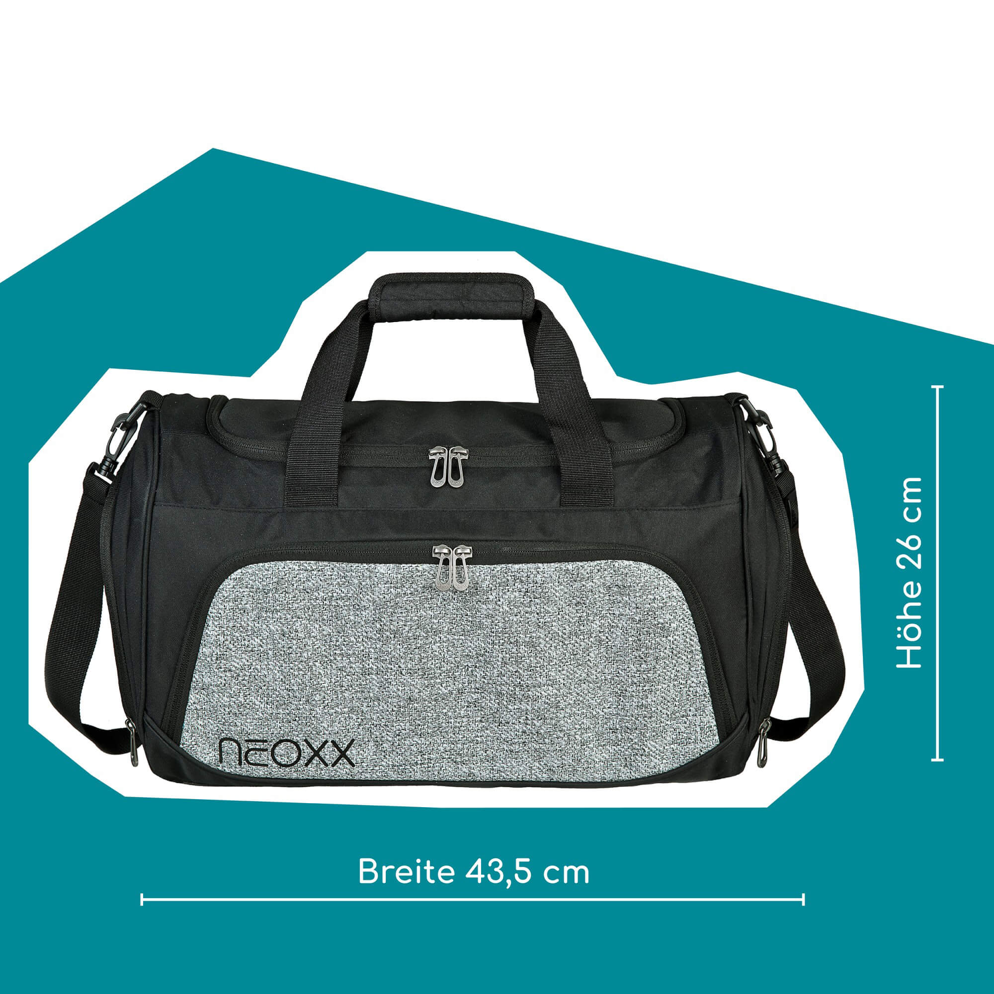 Neoxx MOVE - Sporttasche 43.5 cm (Wool the World) - Image 6