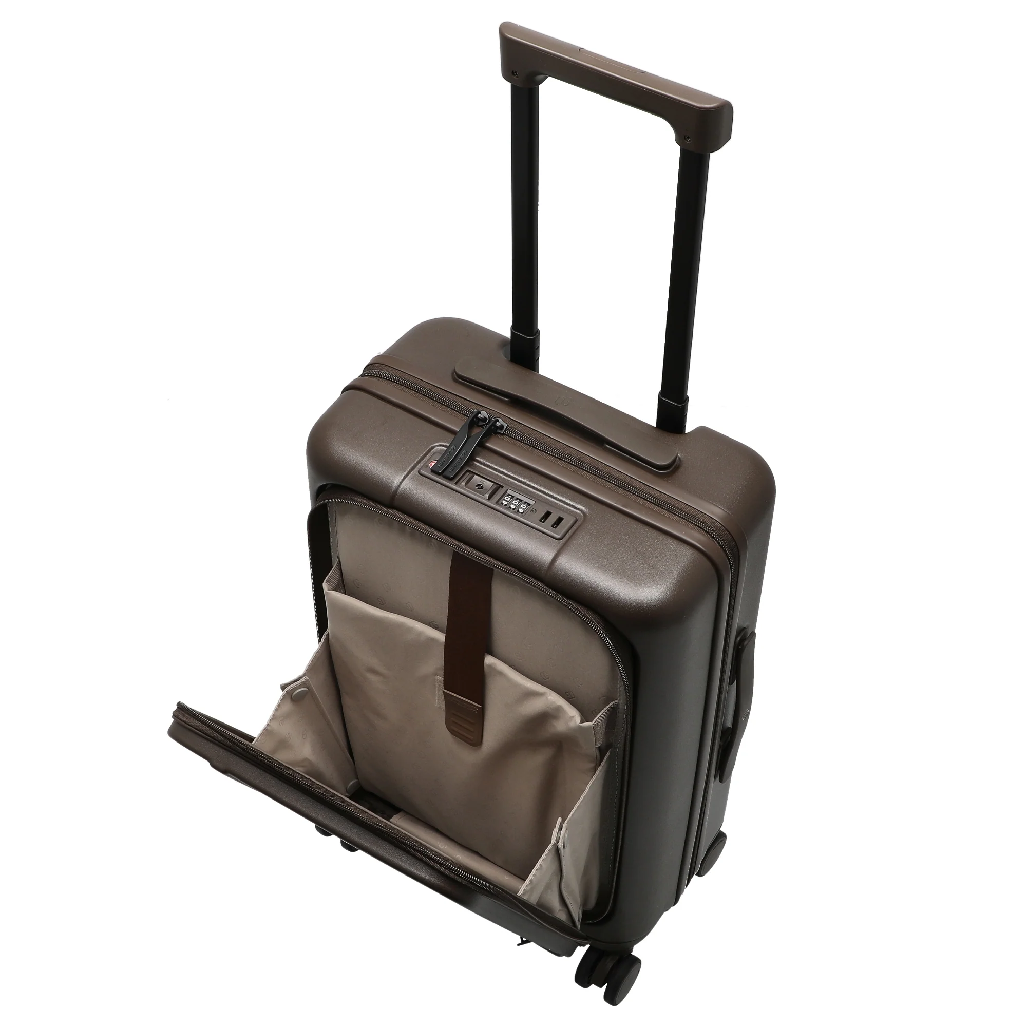 NINETYGO Coffee Jorney - 4-Rollen-Kabinentrolley S 55 cm (americano) - Image 7