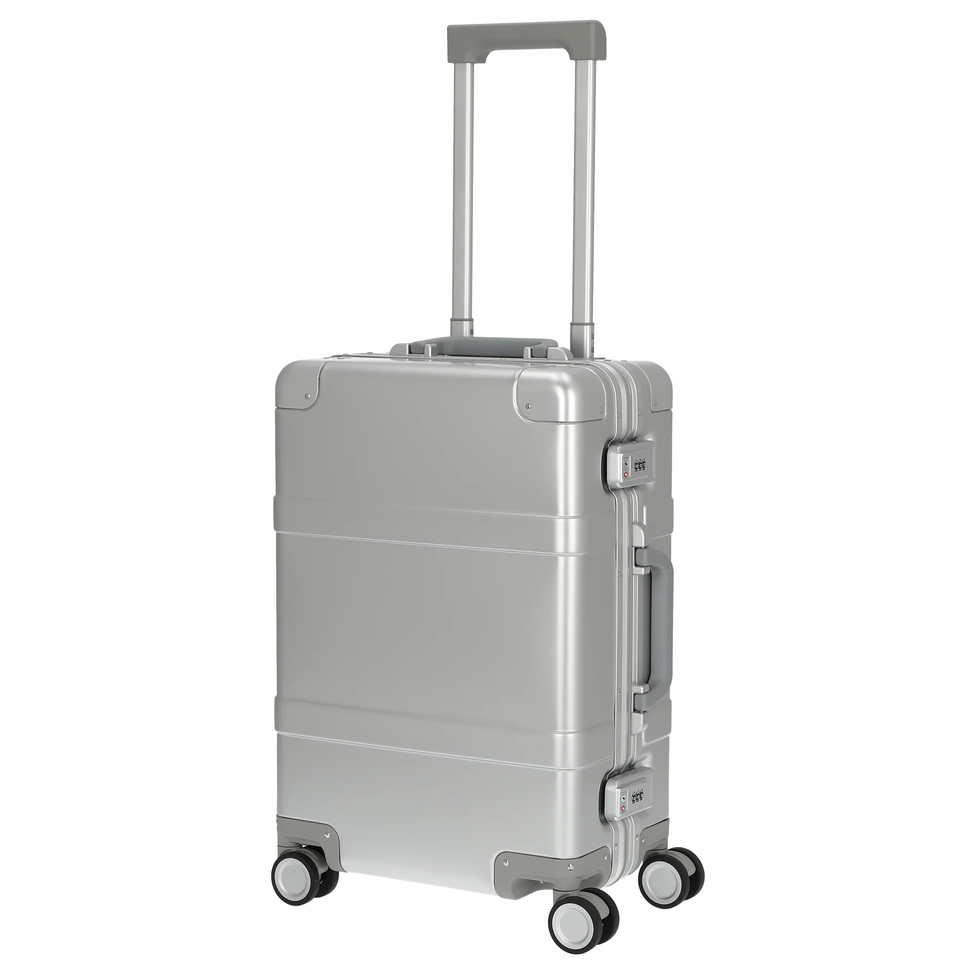 NINETYGO Metal - 4-Rollen-Kabinentrolley S 55 cm (silber) - Image 2
