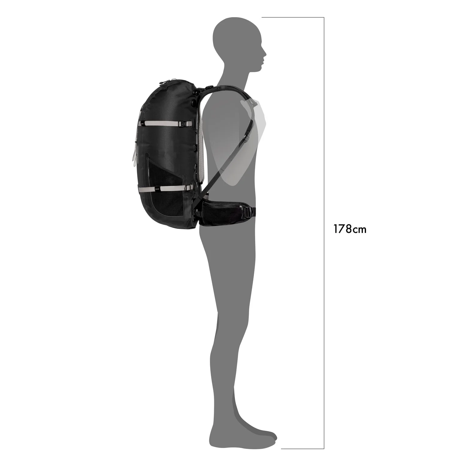 Ortlieb Atrack Outdoor 35 - Rucksack 59 cm (black) - Image 8