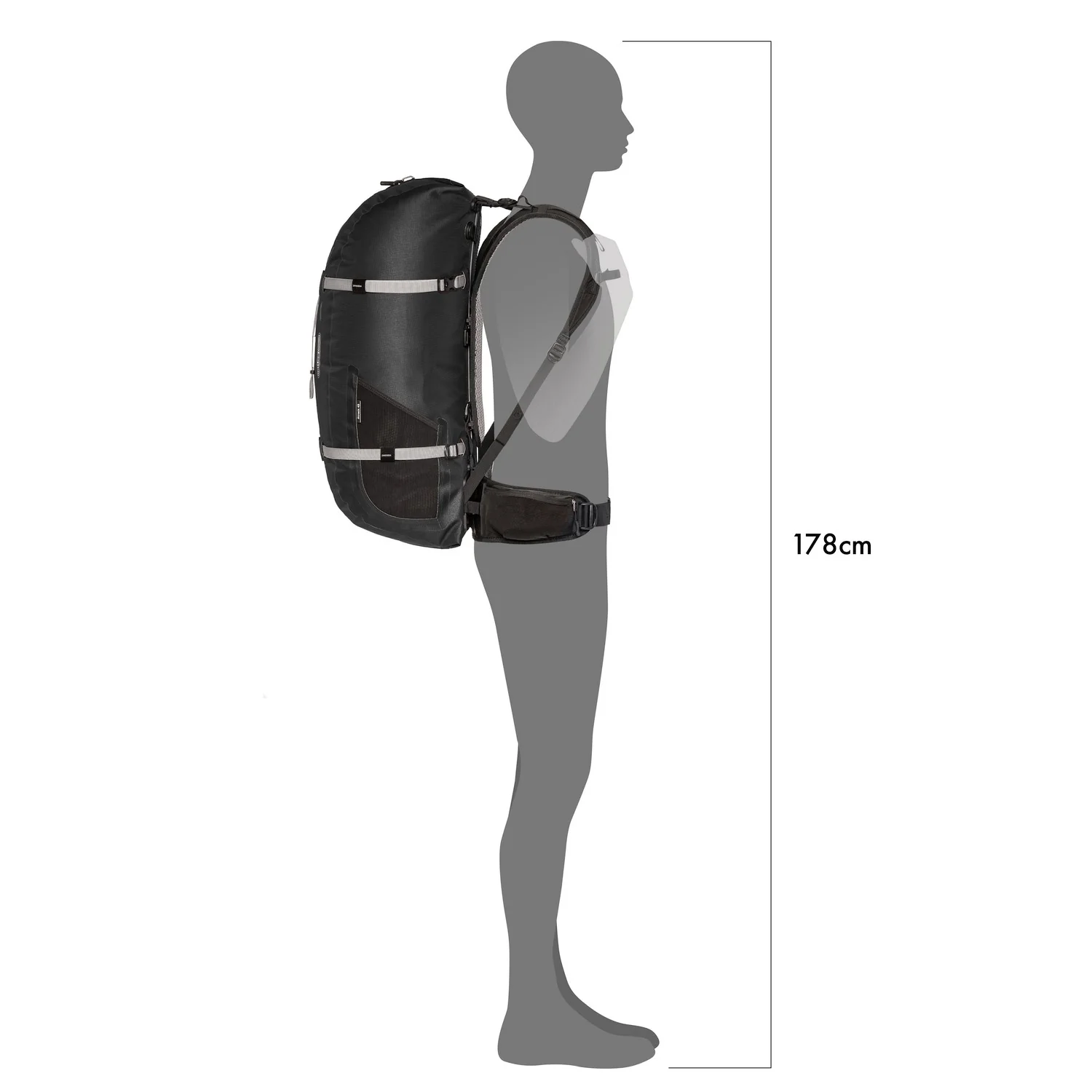 Ortlieb Atrack Outdoor 45 - Rucksack 62 cm (black) - Image 7