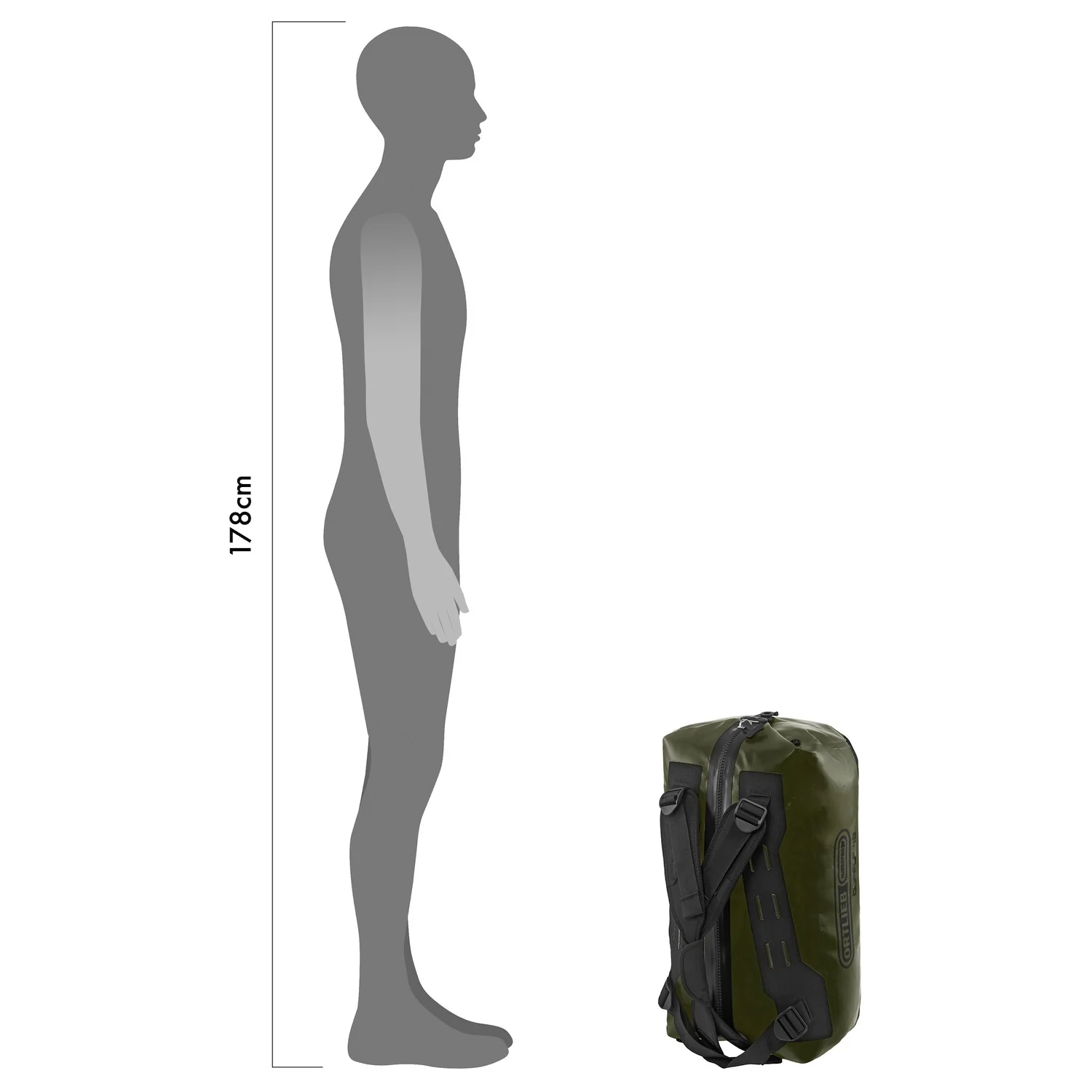 Ortlieb Duffle 40 - Reisetasche/ Rucksack 53 cm (black) - Image 11