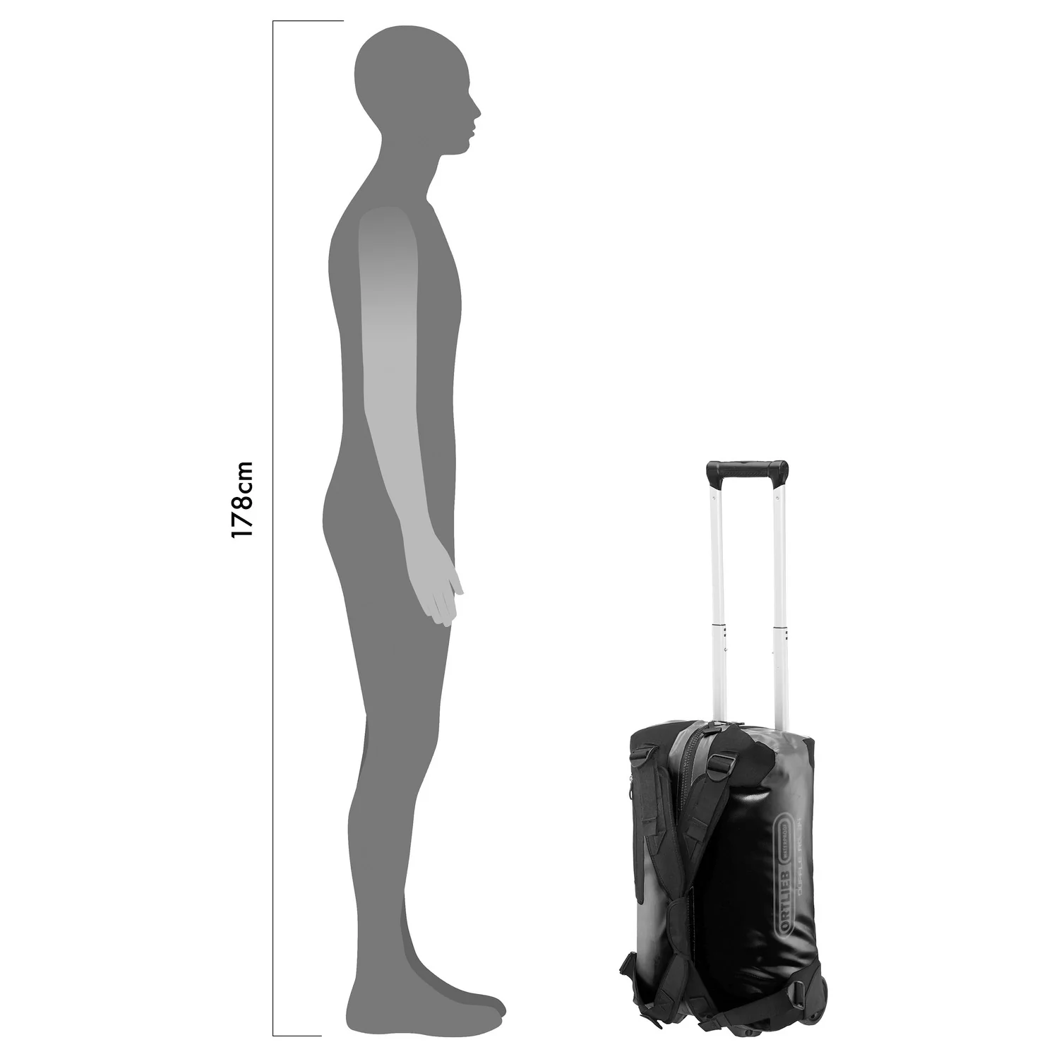 Ortlieb RG 34 - 2-Rollen Rucksacktrolley 55 cm (black) - Image 8