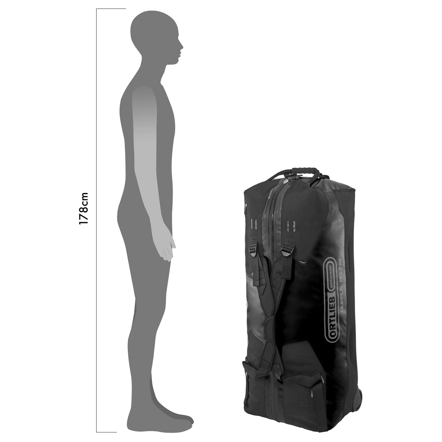 Ortlieb RS 140 - Rollenreisetasche 98 cm (black) - Image 11